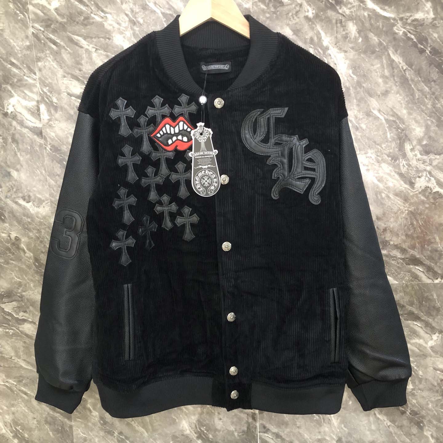 Chrome Hearts Matty Boy Varsity Jacket - DopestKickz