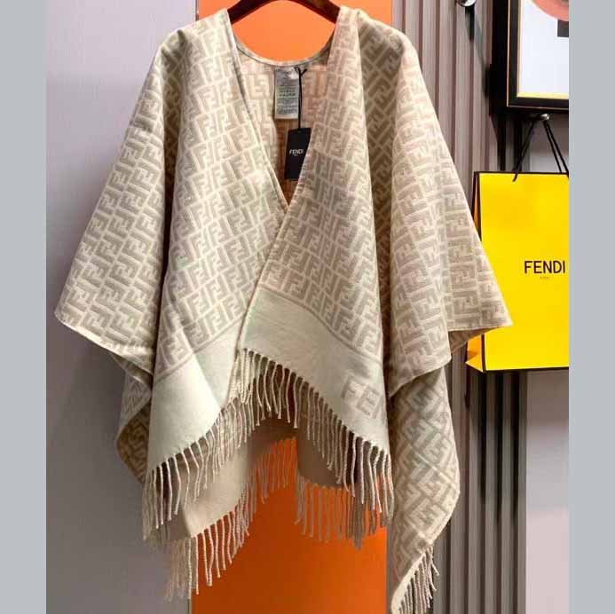 Fendi FF monogram poncho - DopestKickz