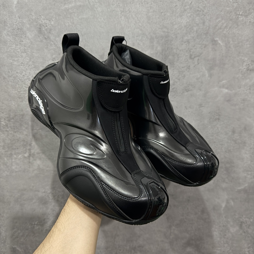 Balenciaga Basketball Sneaker In Black  - DopestKickz