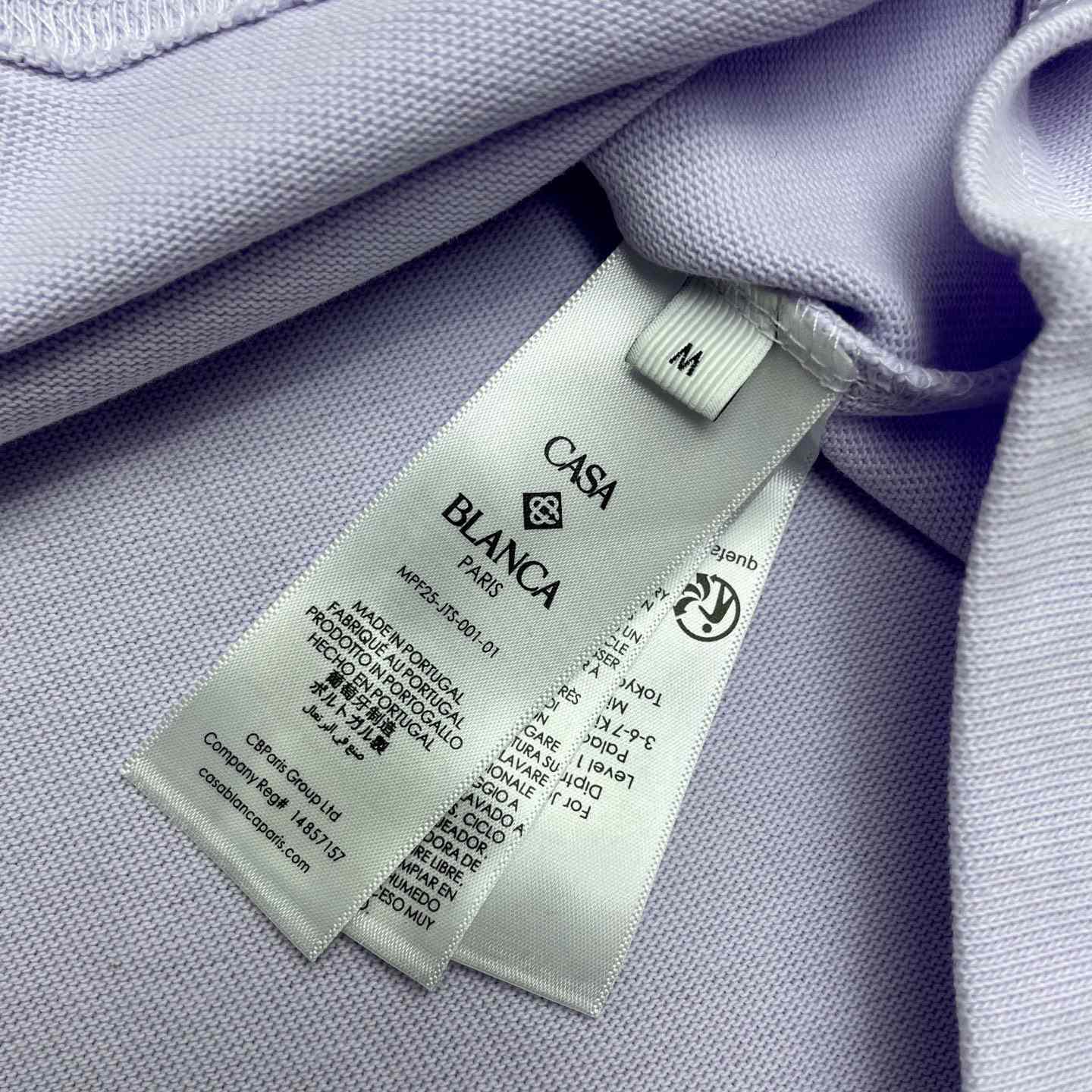 Casablanca Logo-patch Cotton T-shirt   C1089 - DopestKickz