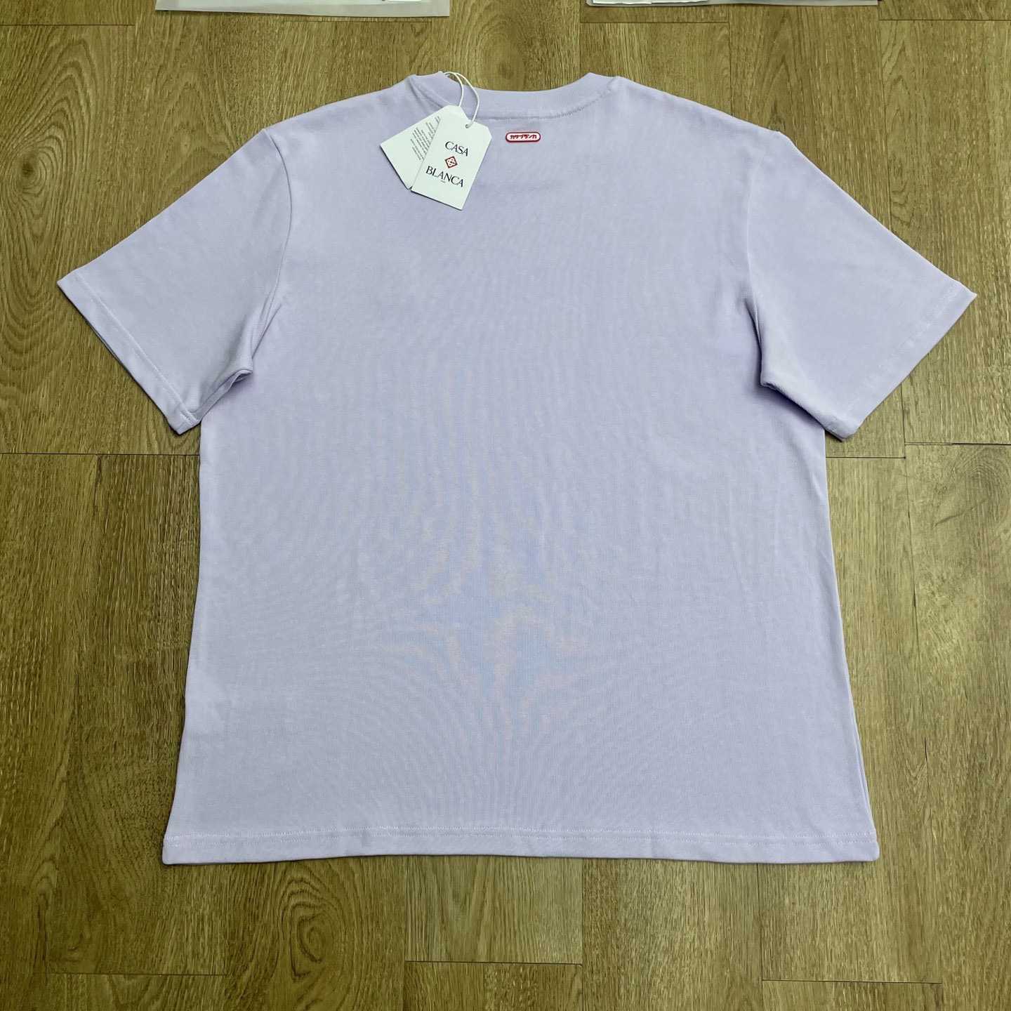 Casablanca Logo-patch Cotton T-shirt   C1089 - DopestKickz