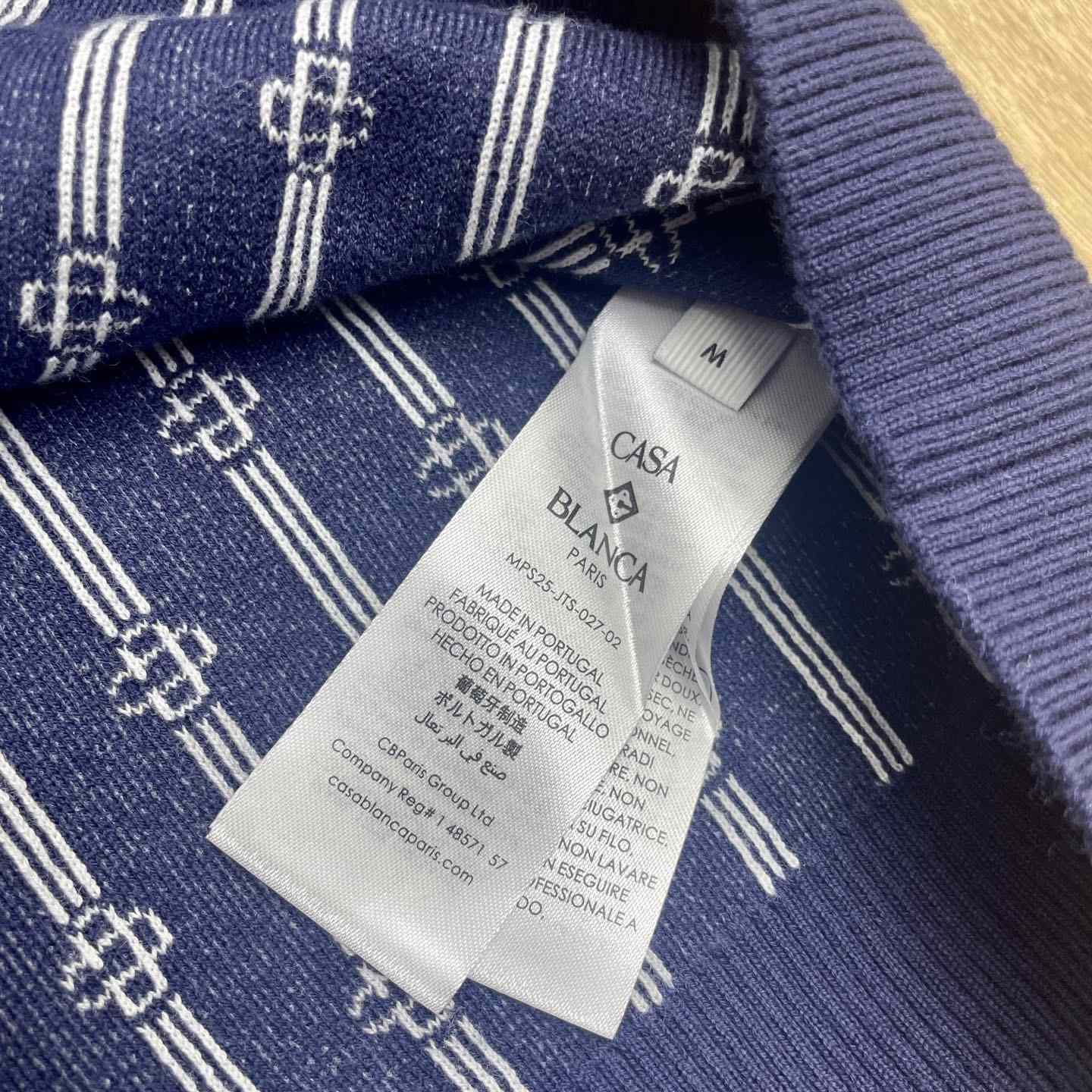 Casablanca Monogram Polo Shirt    D0112 - DopestKickz