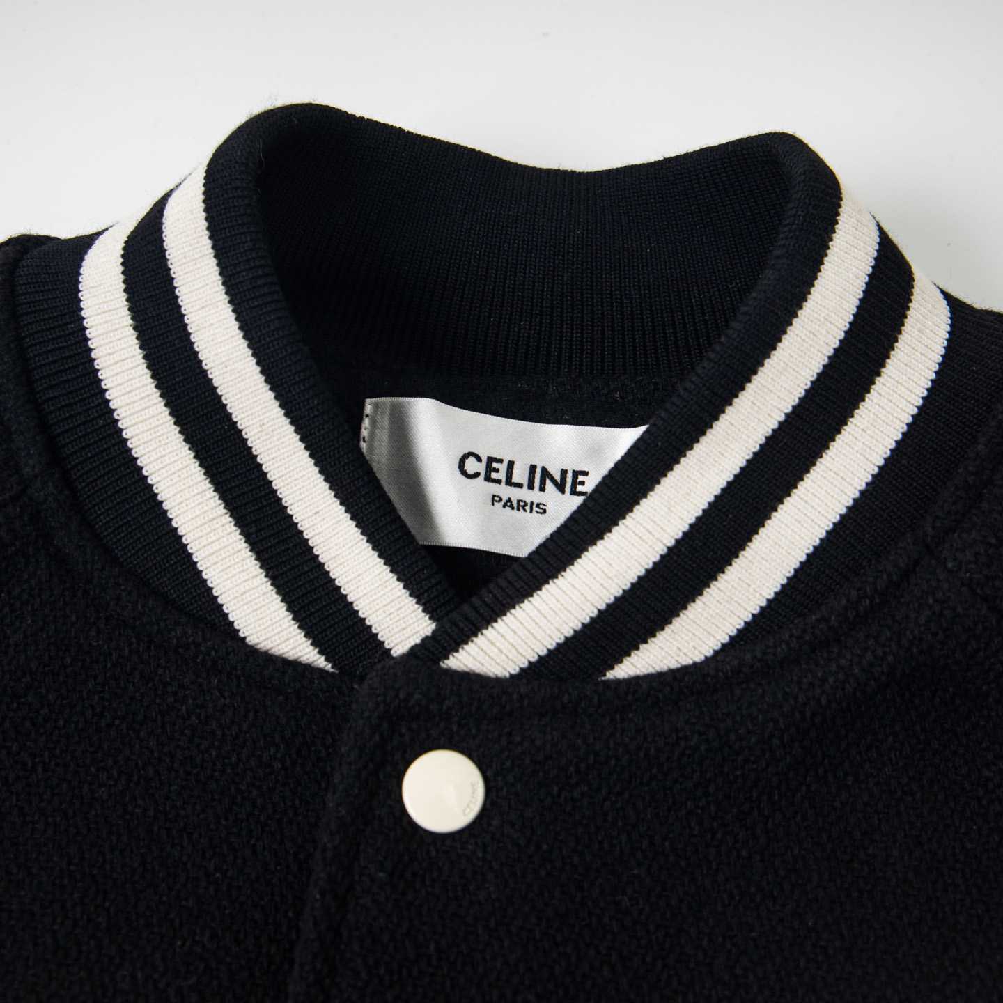 Celine Classic Teddy Jacket In Textured Wool - DopestKickz
