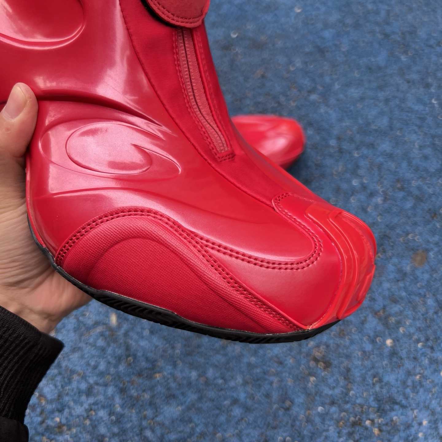 Balenciaga Basketball Sneaker 19th Edition “Black/Red” 824909WBKBM6010 - DopestKickz