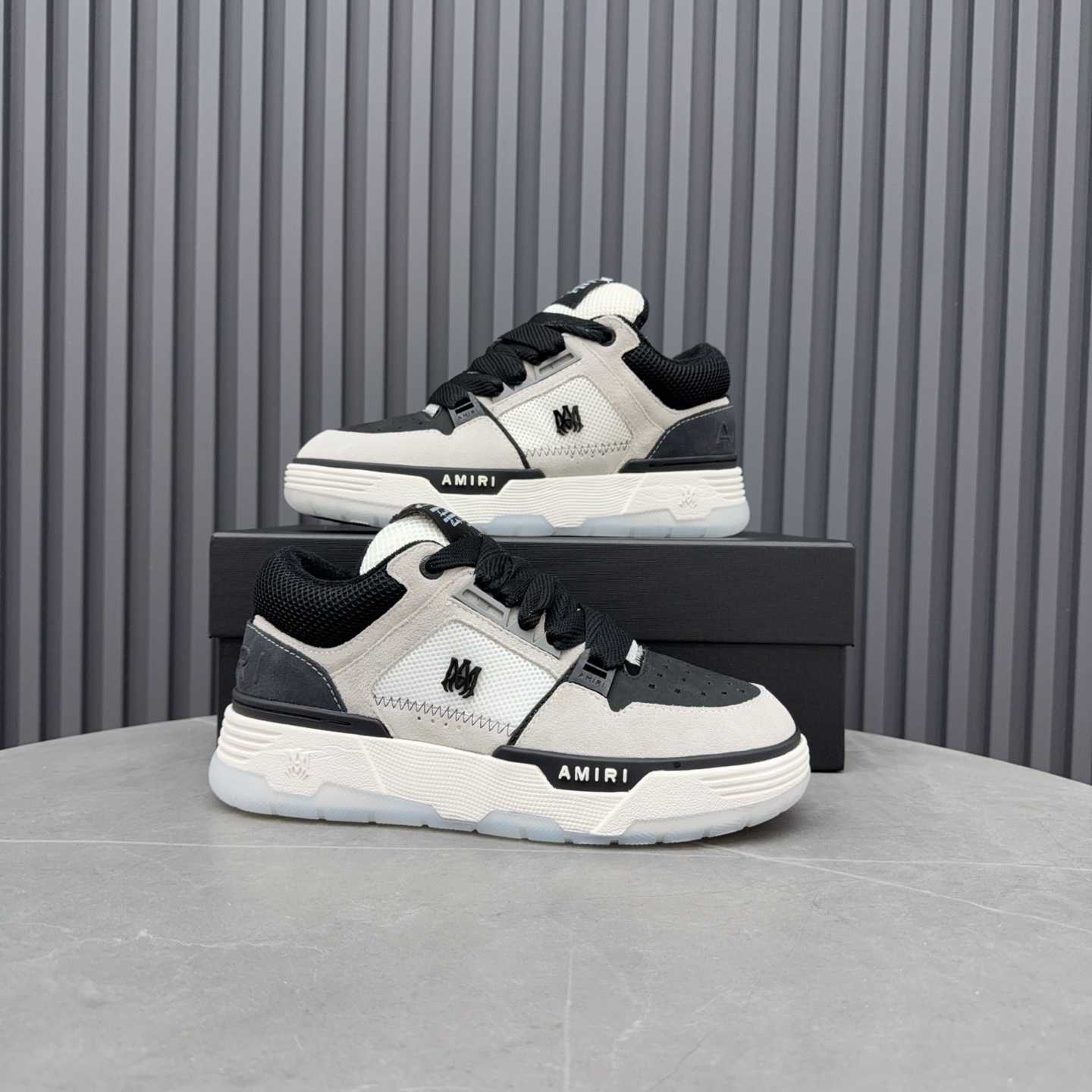 Amiri MA-1 'White Grey Black' - DopestKickz