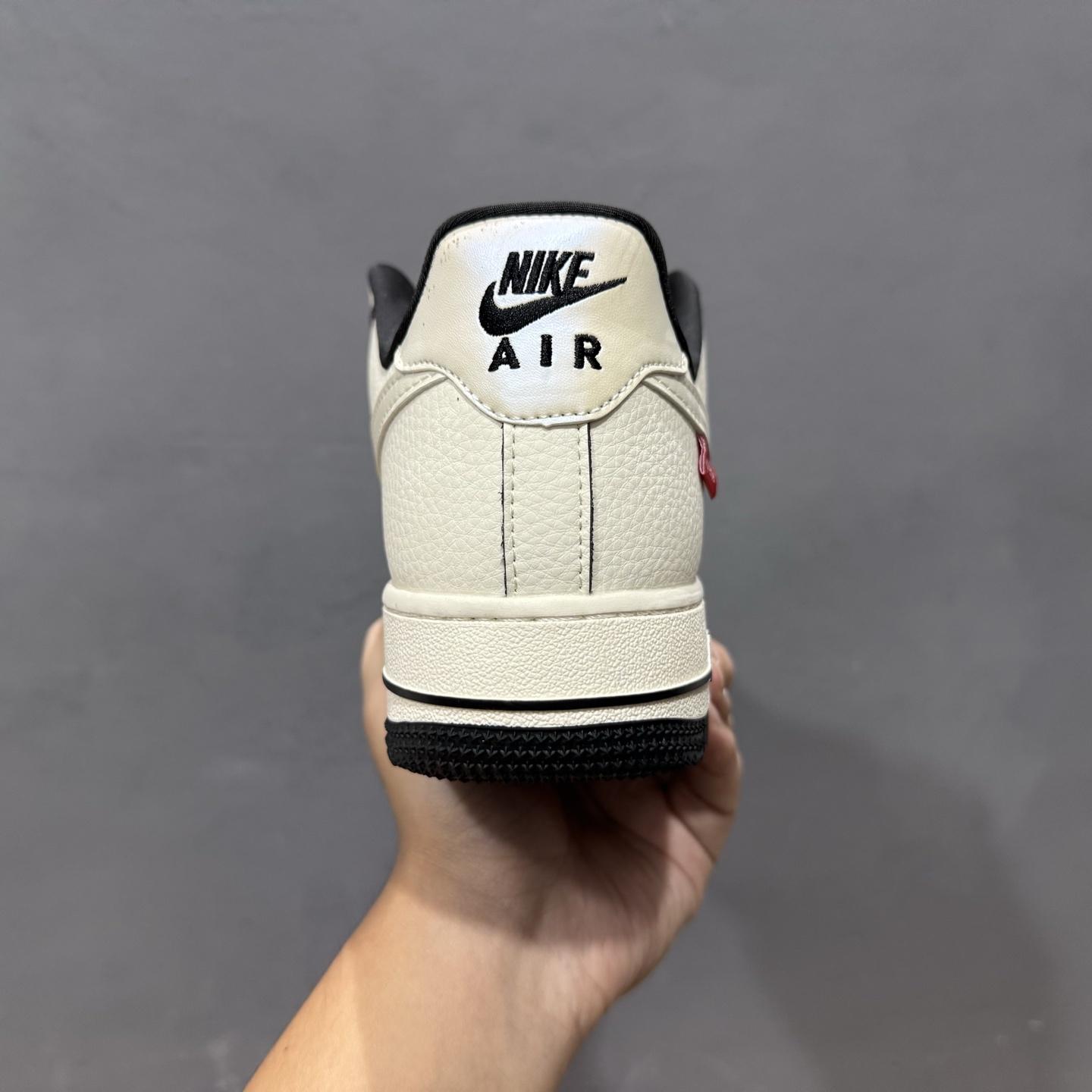 Supreme x Nike Air Force 1 ’07 Low “Sail / Black Trim” – XX3168-220 - DopestKickz