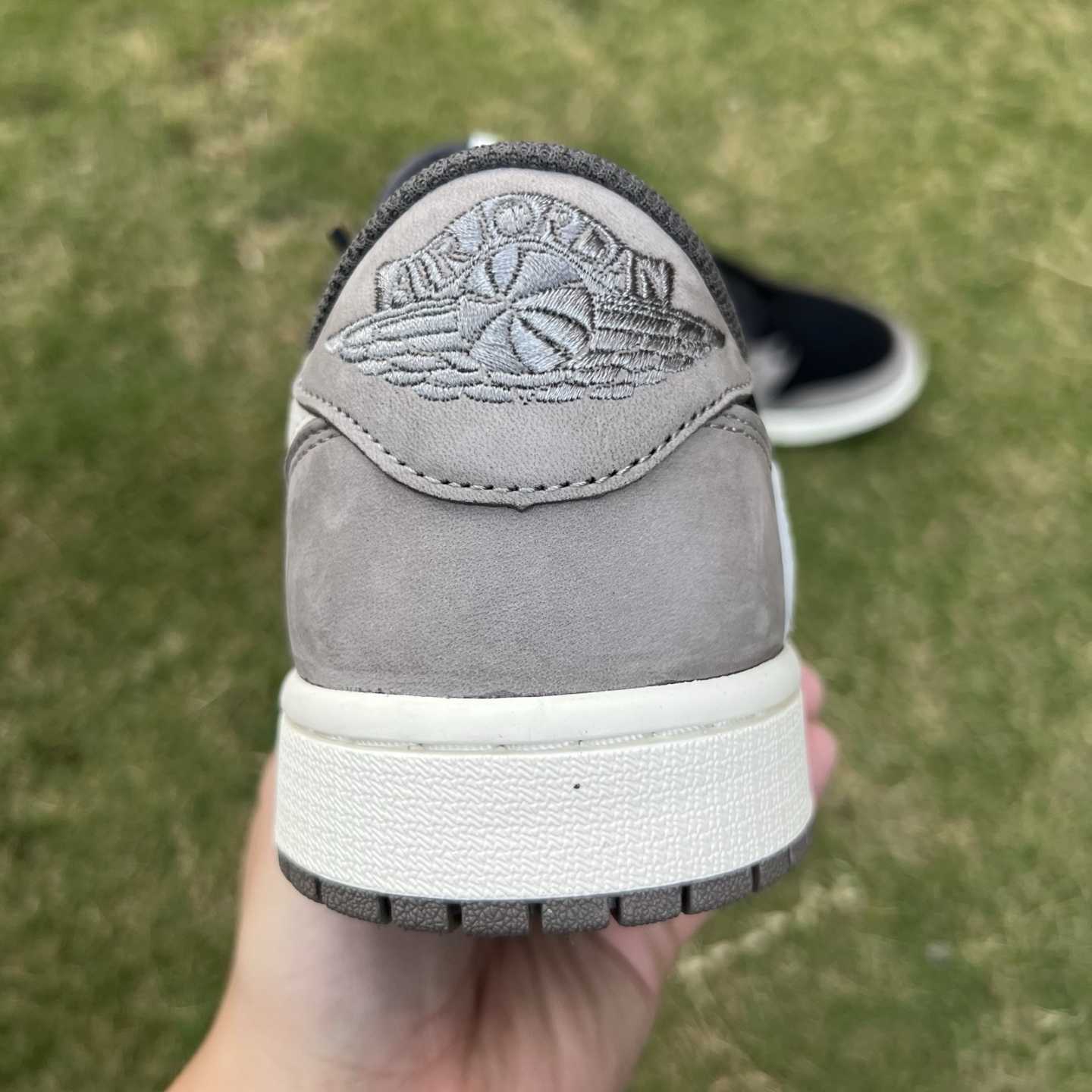 Travis Scott x Air Jordan 1 Low OG “Cactus Jack” Black/Grey Low-Top Sneaker DM7866-201 - DopestKickz