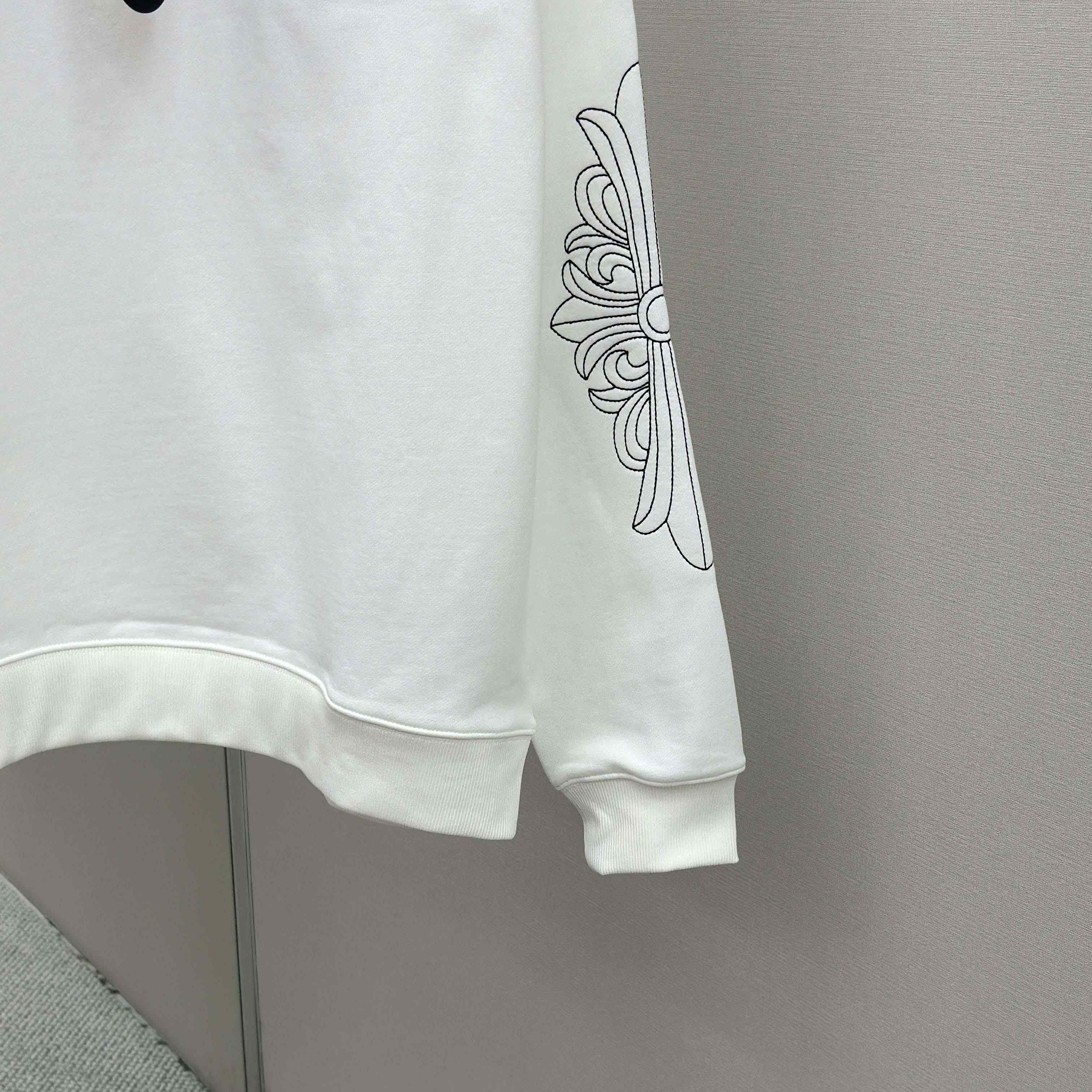 Chrome Hearts Half-zip Sweatshirt - DopestKickz