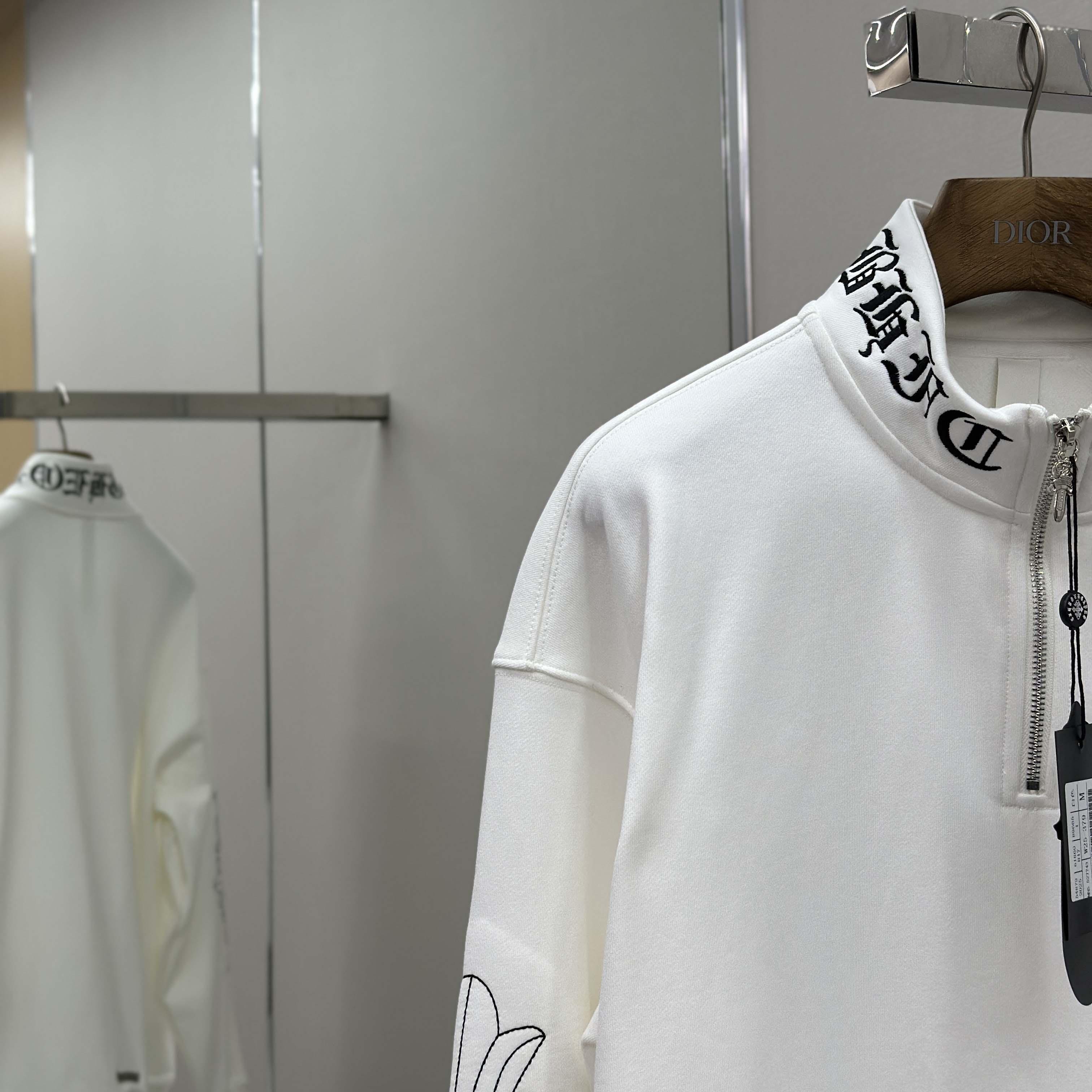 Chrome Hearts Half-zip Sweatshirt - DopestKickz