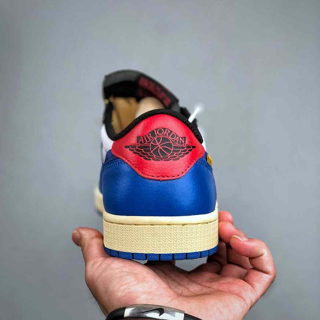 Union LA x Air Jordan 1 Low “White Blue Patchwork” HQ6998-146 - DopestKickz