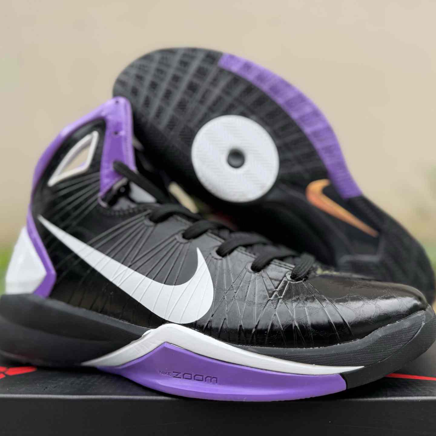 Nike Hyperdunk 2010 “Black White Purple” – 407625-019 - DopestKickz
