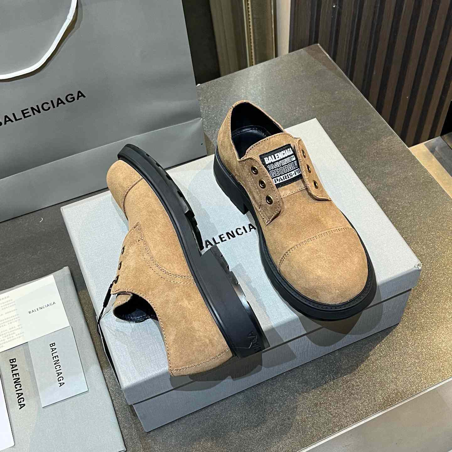 Balenciaga Gray Truck Derby - DopestKickz