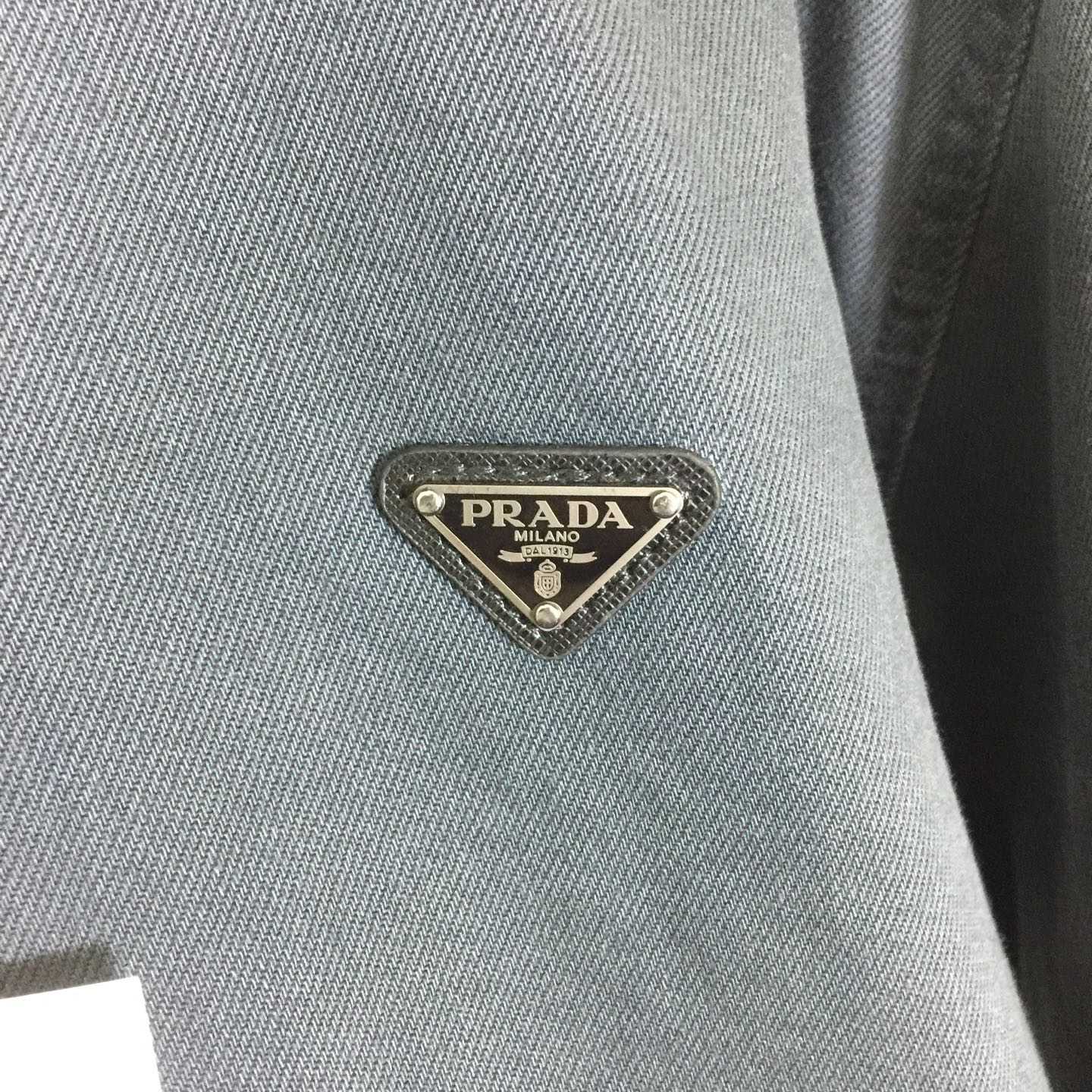 Prada Denim Blouson Jacket - DopestKickz