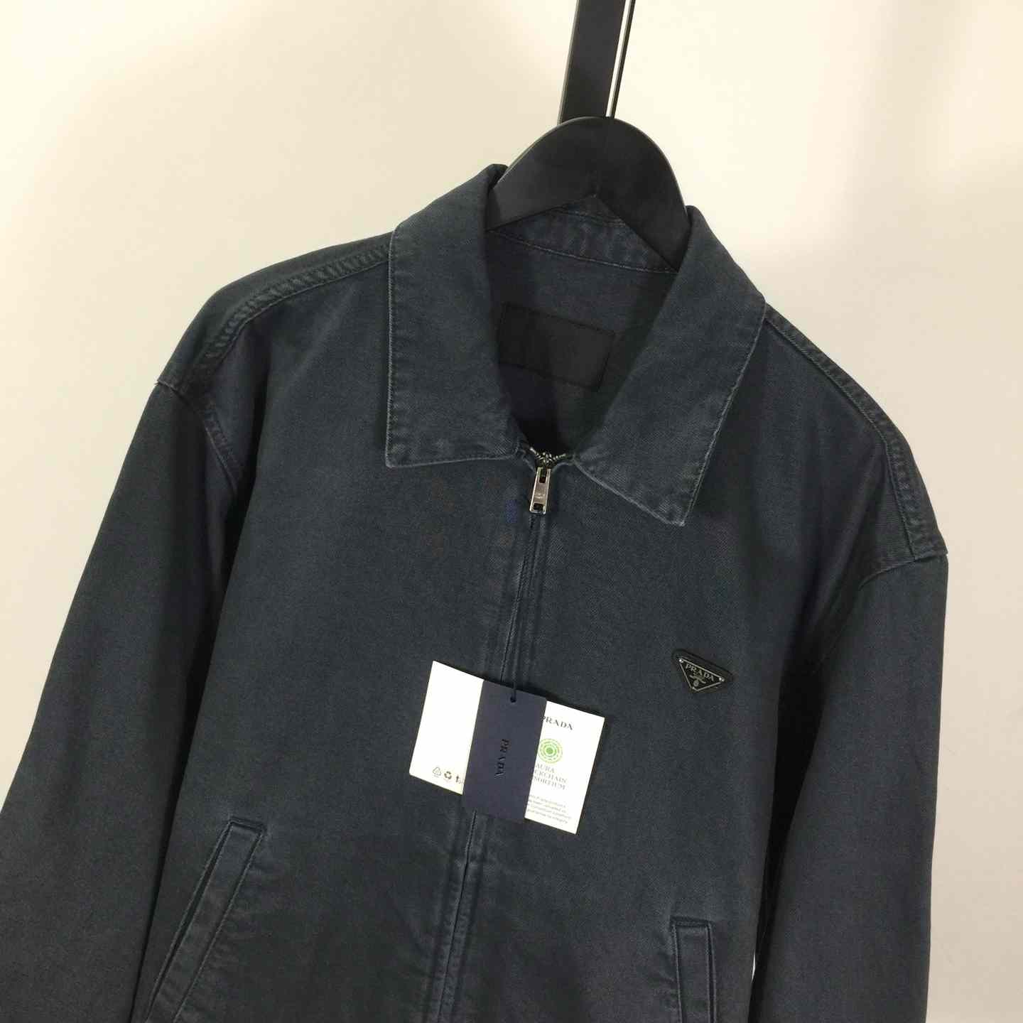 Prada Denim Blouson Jacket - DopestKickz
