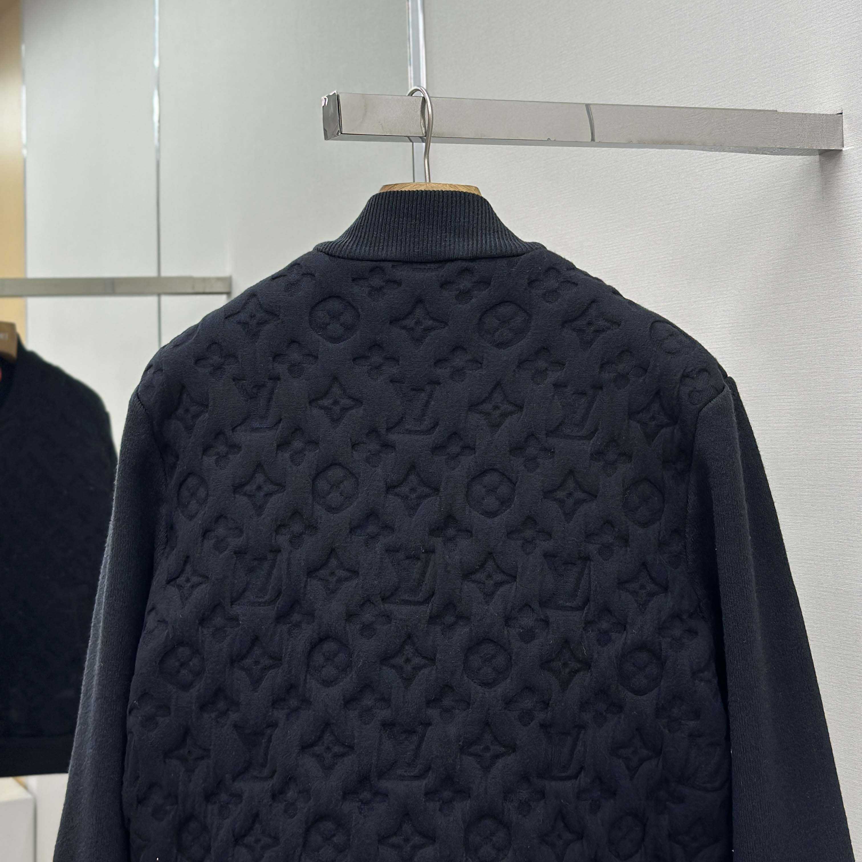Louis Vuitton Monogram Padded Wool Blend Bomber   1AGJV7 - DopestKickz