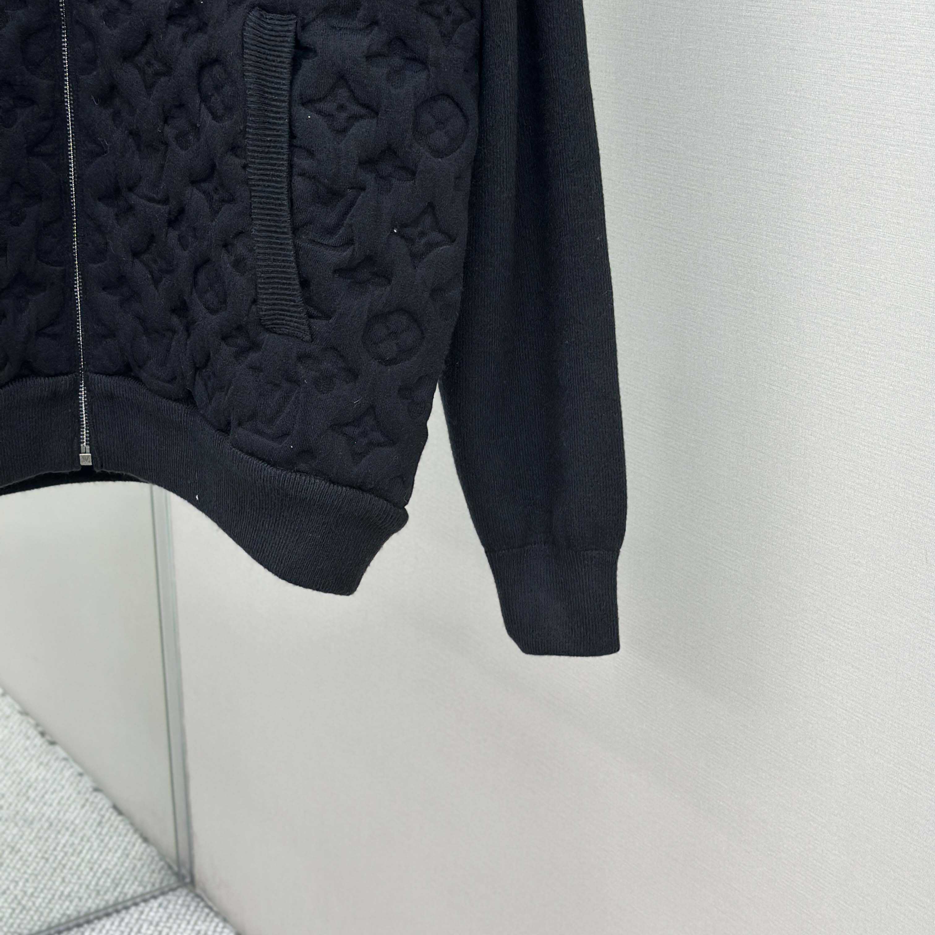 Louis Vuitton Monogram Padded Wool Blend Bomber   1AGJV7 - DopestKickz