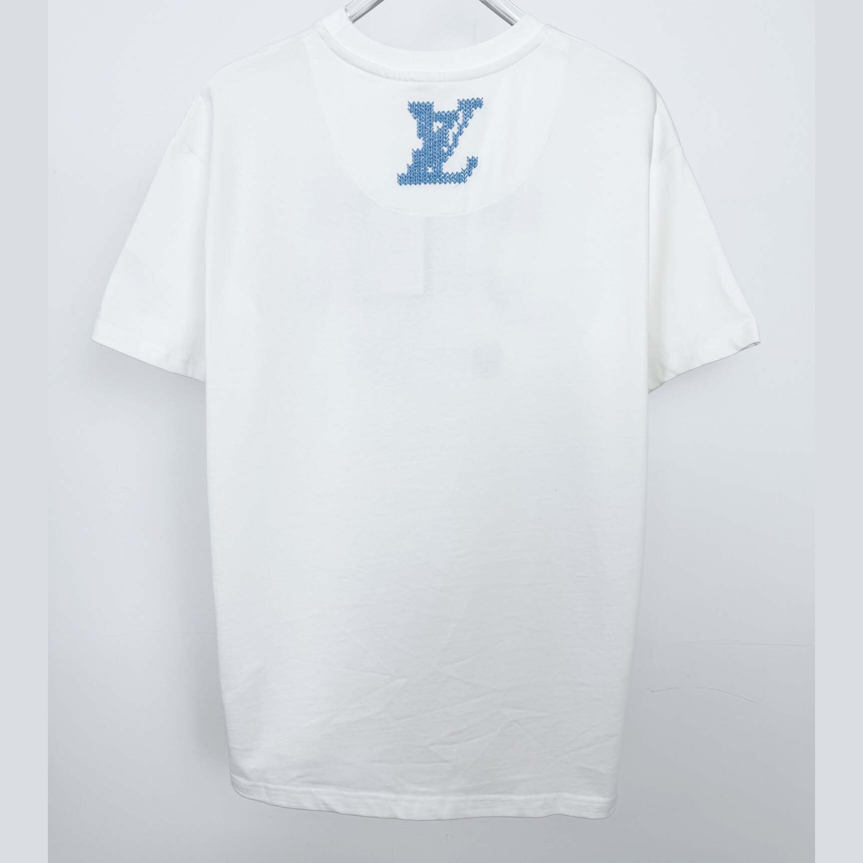 Louis Vuitton Embroidered Signature T-Shirt   1AIKD9 - DopestKickz