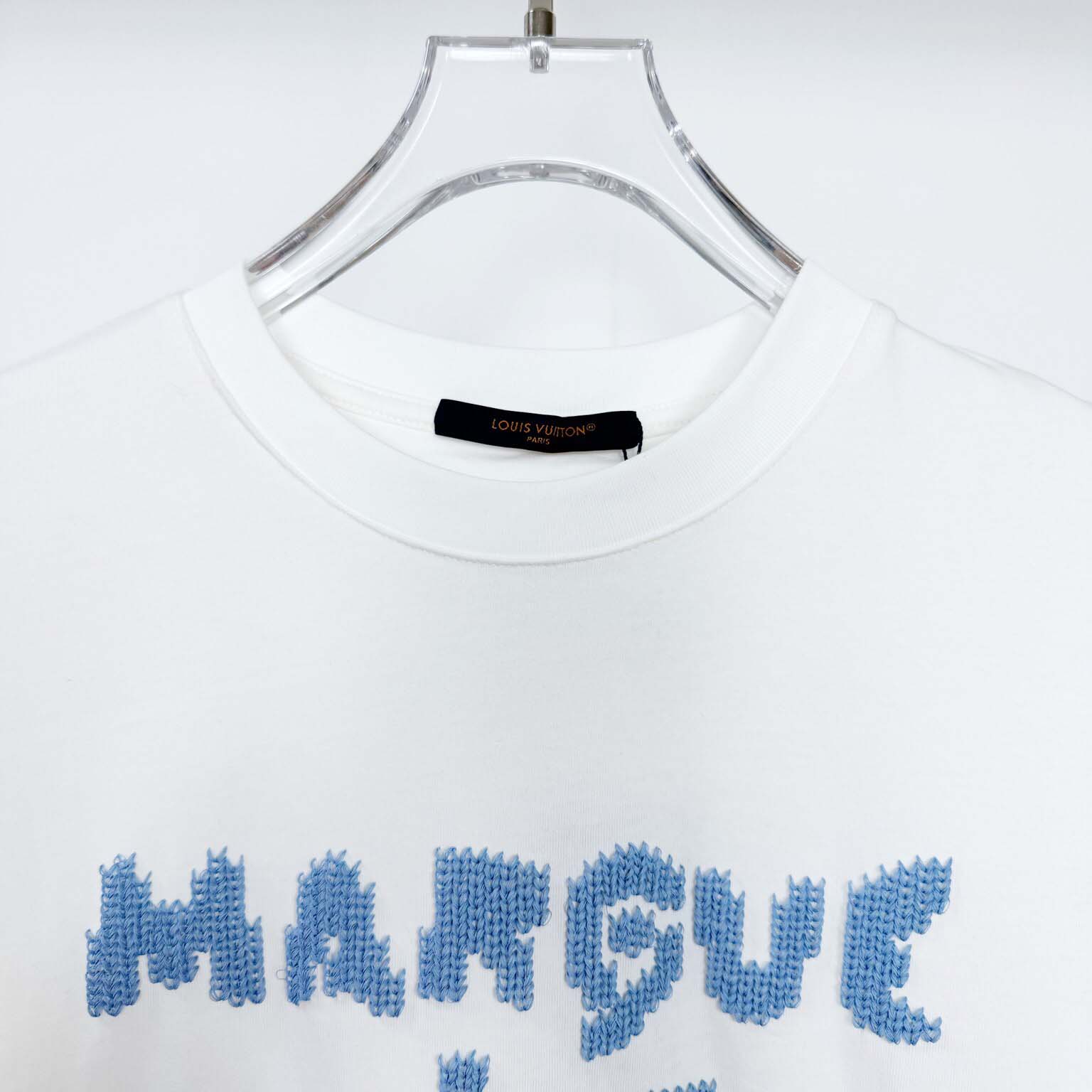 Louis Vuitton Embroidered Signature T-Shirt   1AIKD9 - DopestKickz