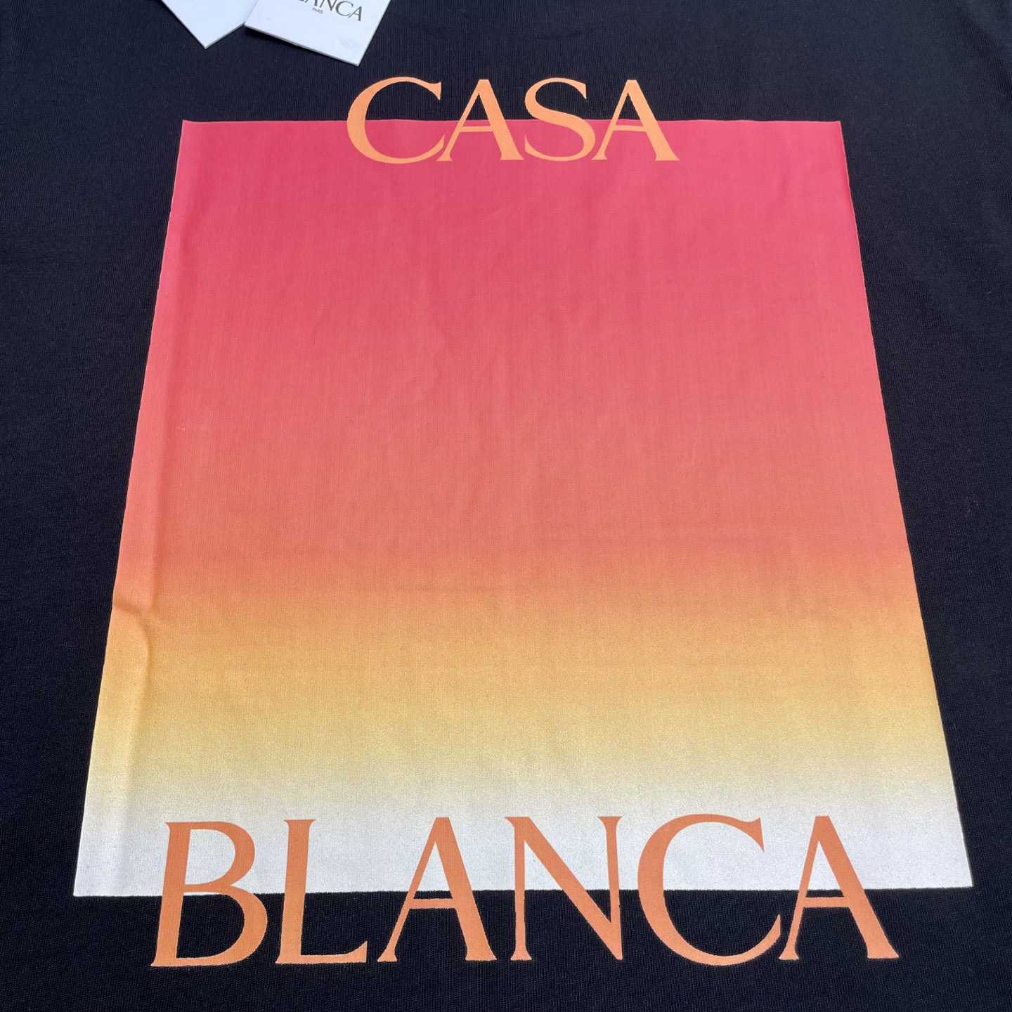 Casablanca Gradient Square Short Sleeve T-Shirt   C1101 - DopestKickz