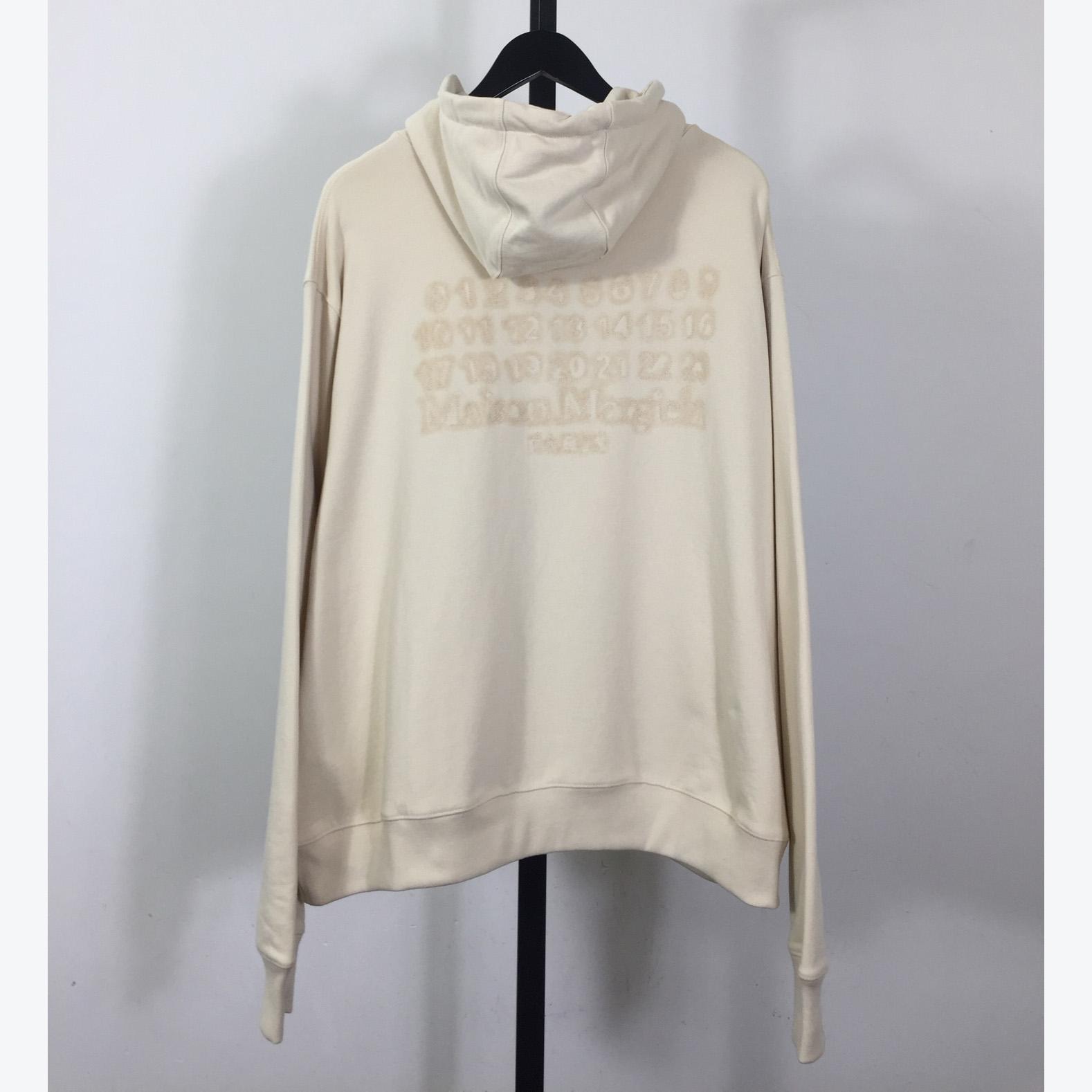 Maison Margiela Embroidered Logo Hoodie - DopestKickz