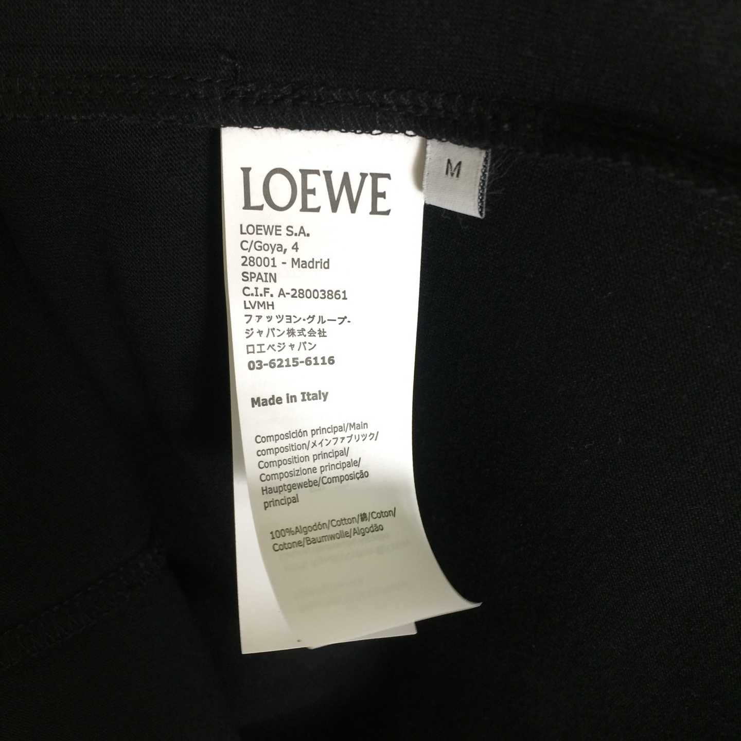Loewe Relaxed Fit T-shirt In Cotton - DopestKickz