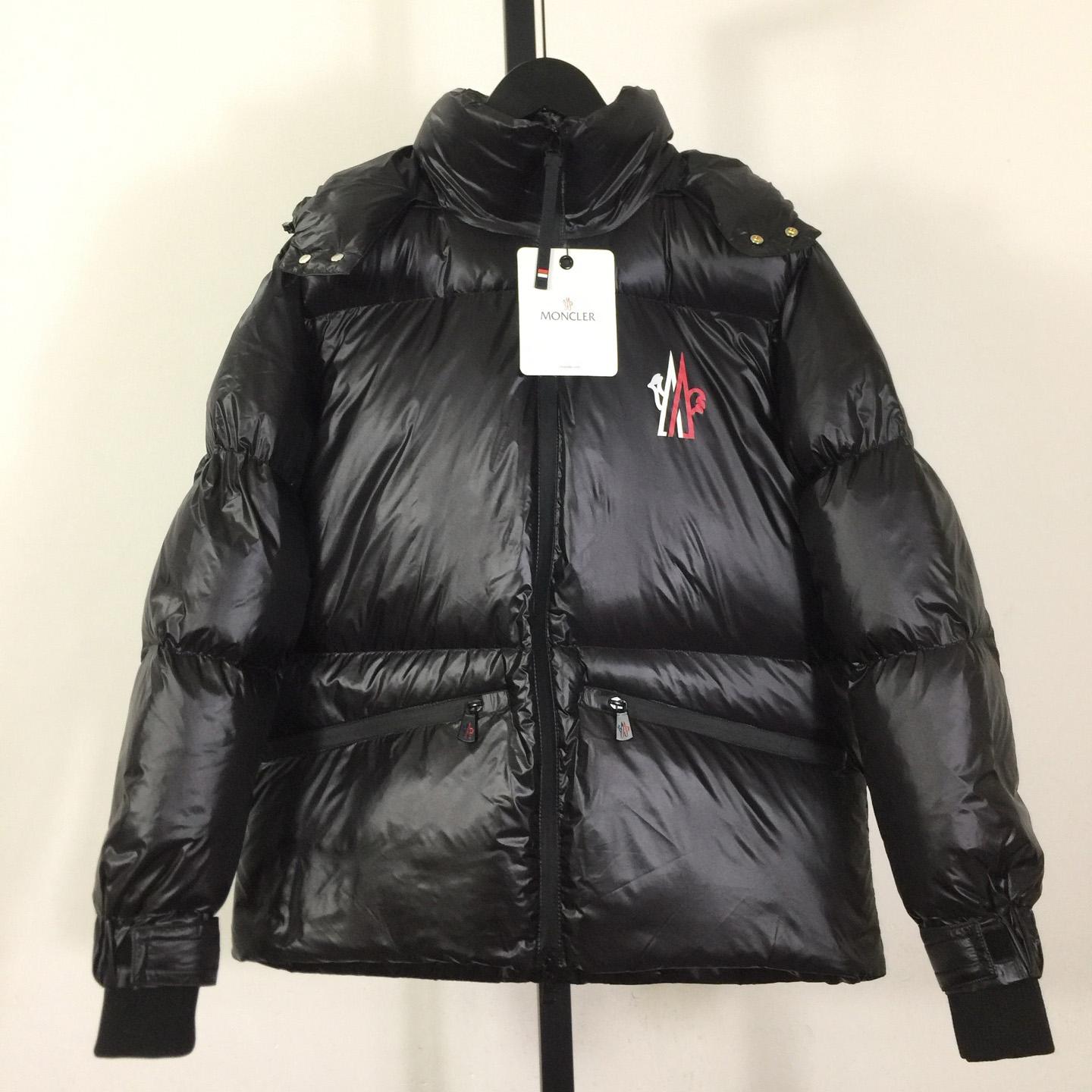 Moncler Hooded Short Down Jacket - DopestKickz