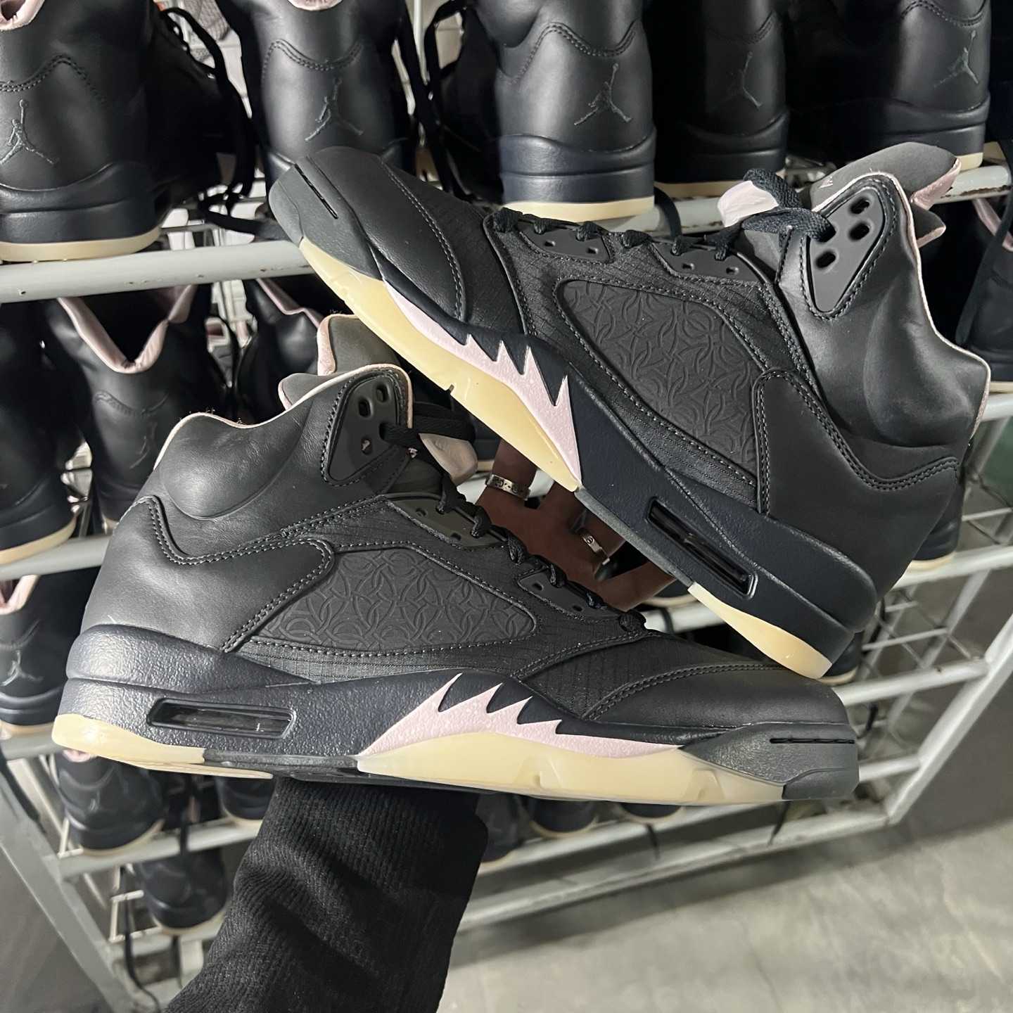 PSG x Air Jordan 5 “Off Noir” HQ3004-001  - DopestKickz