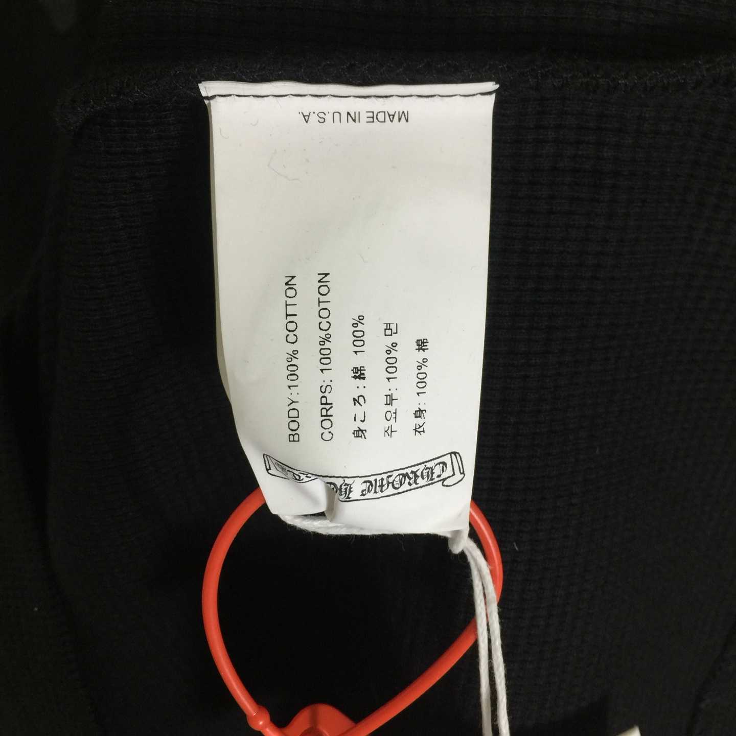 Chrome Hearts Waffle Henley Collar Long Sleeves - DopestKickz