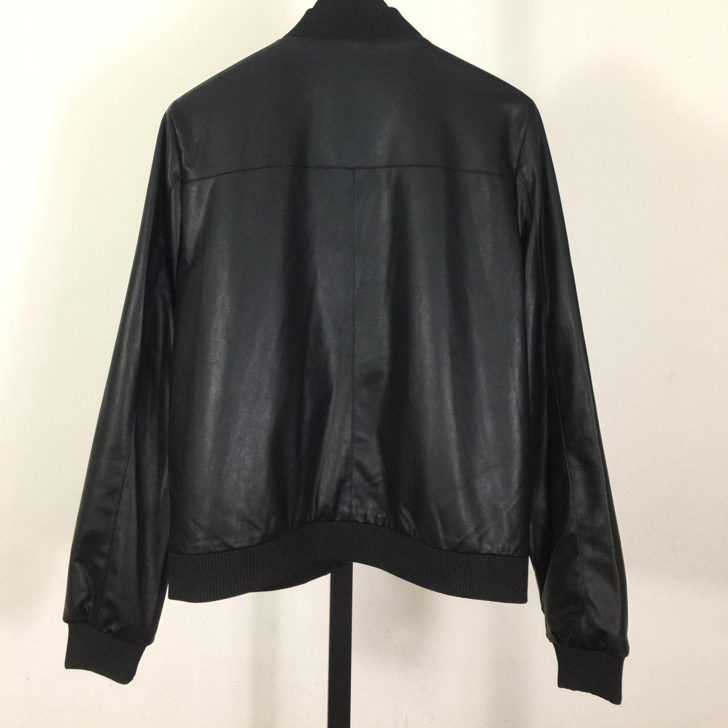 Prada Leather Bomber Jacket - DopestKickz