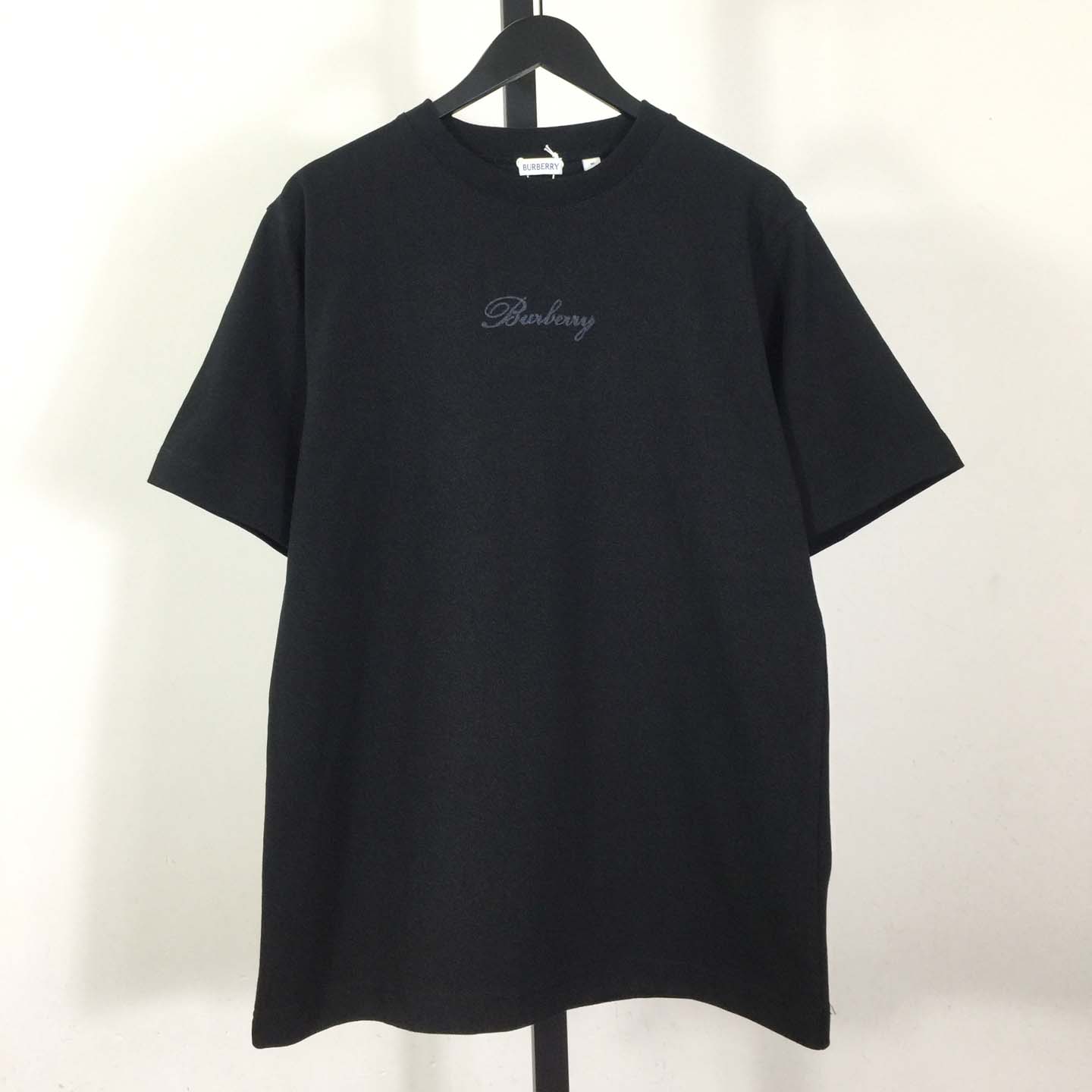 Burberry Check Cursive Logo Cotton T-shirt - DopestKickz