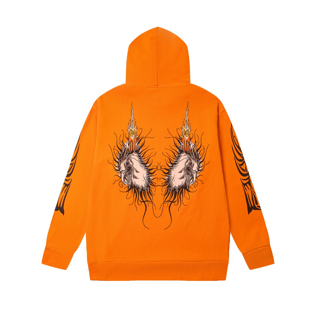 Who Decides War Nefarious Bird-print Hoodie - DopestKickz