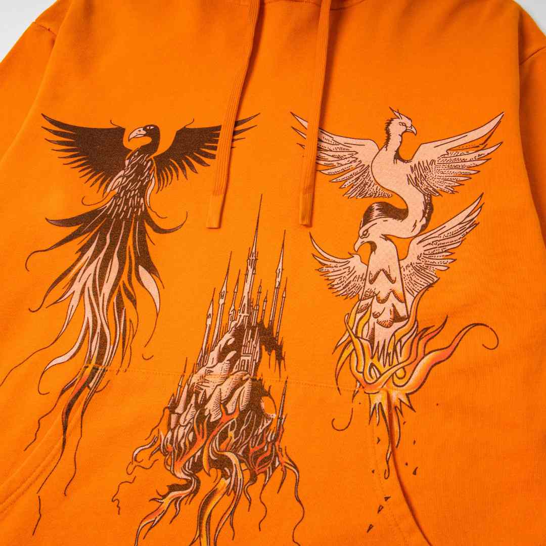 Who Decides War Nefarious Bird-print Hoodie - DopestKickz