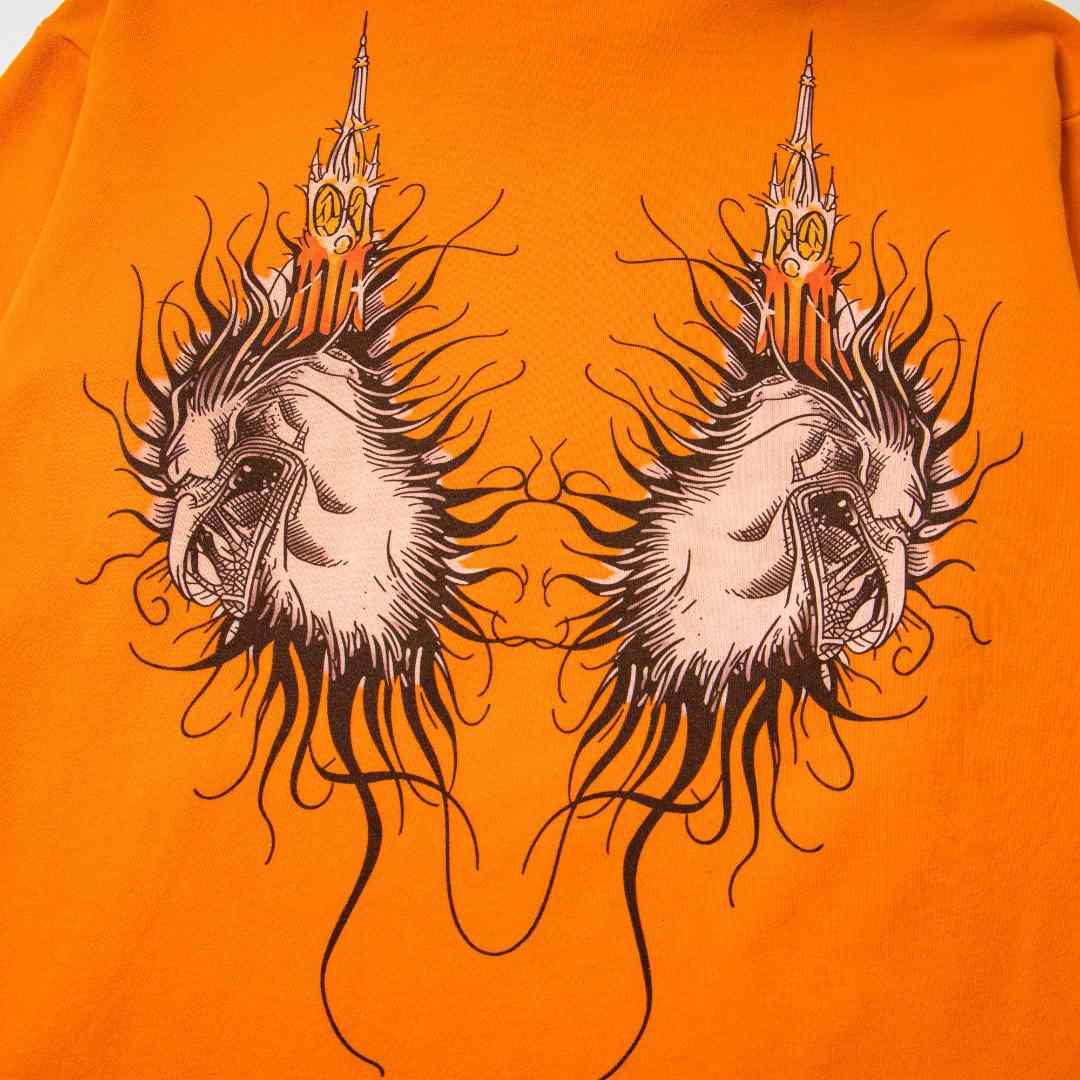 Who Decides War Nefarious Bird-print Hoodie - DopestKickz