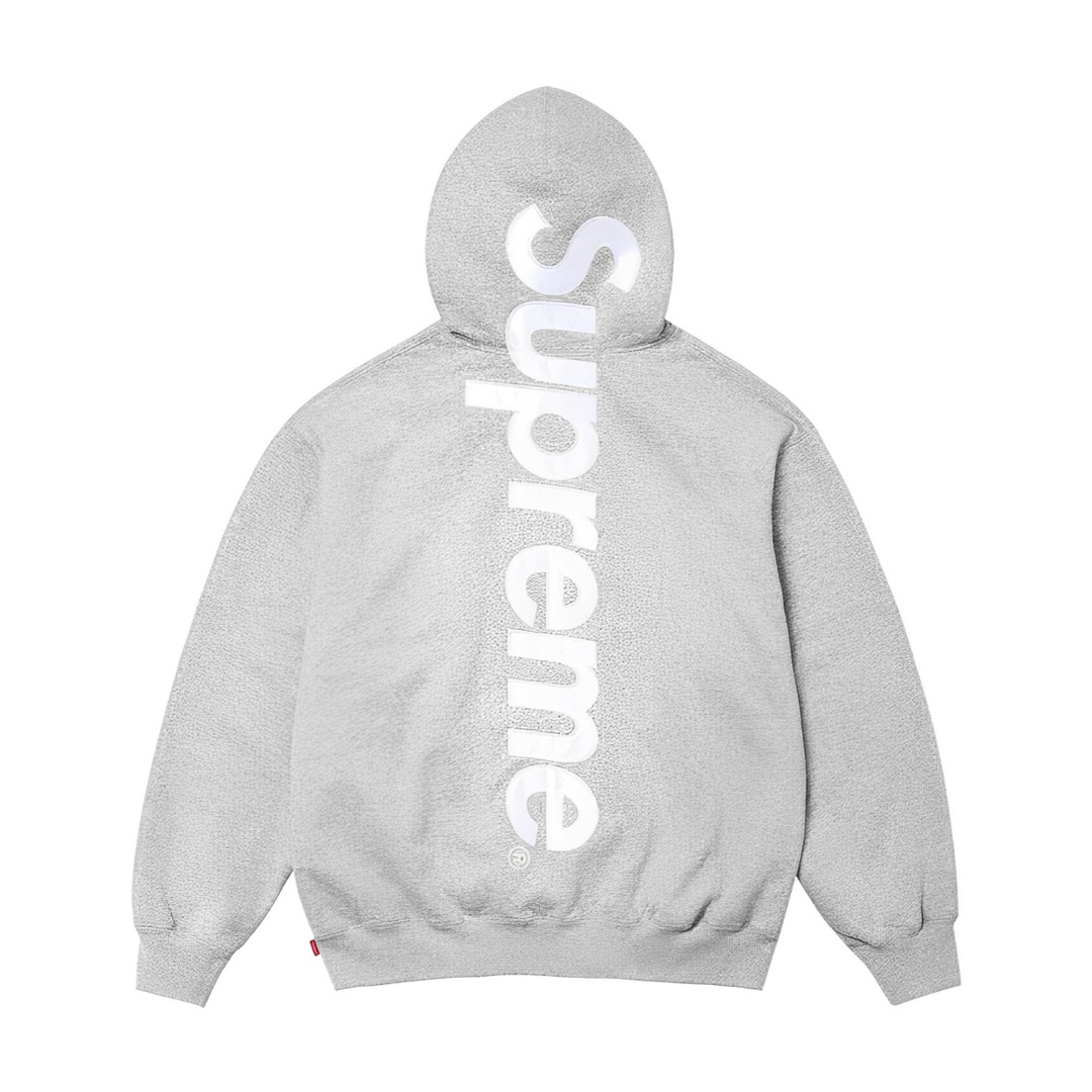 Supreme Satin Appliqué Hooded Sweatshirt - DopestKickz