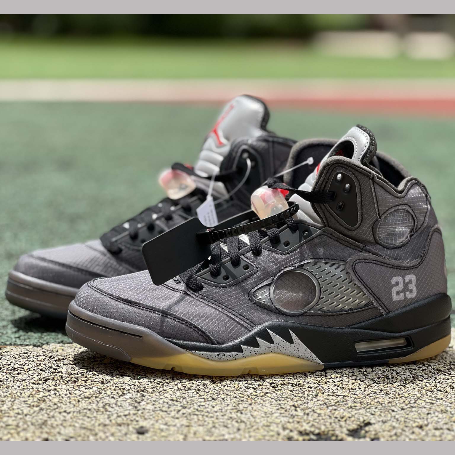 Off-White™ x Air Jordan 5 Retro "Black" CT8480-001 - DopestKickz