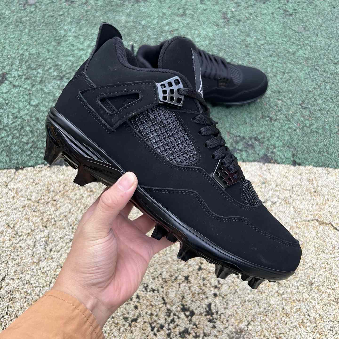 Air Jordan 4 “Black Cat” Football Edition CU1110-010 - DopestKickz