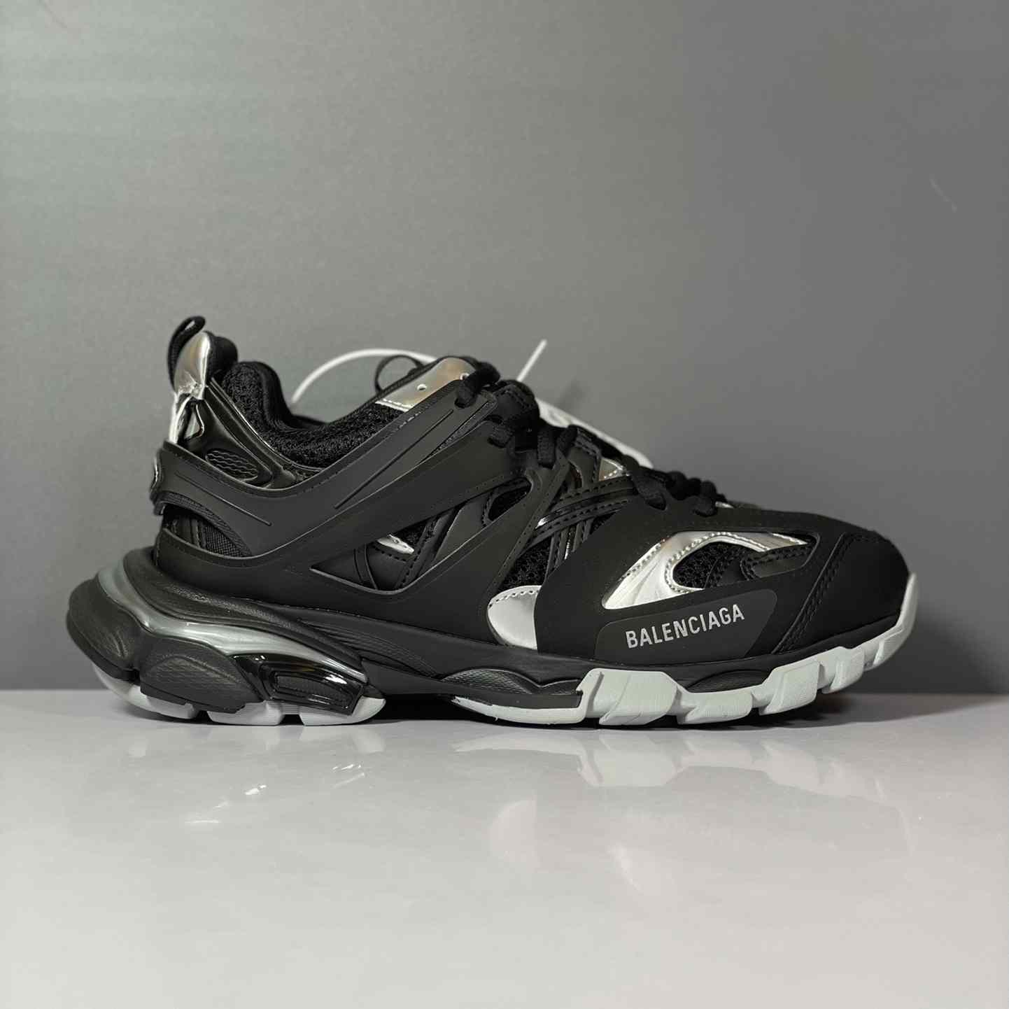 Balenciaga Track Sneaker 'Black Silver' - DopestKickz