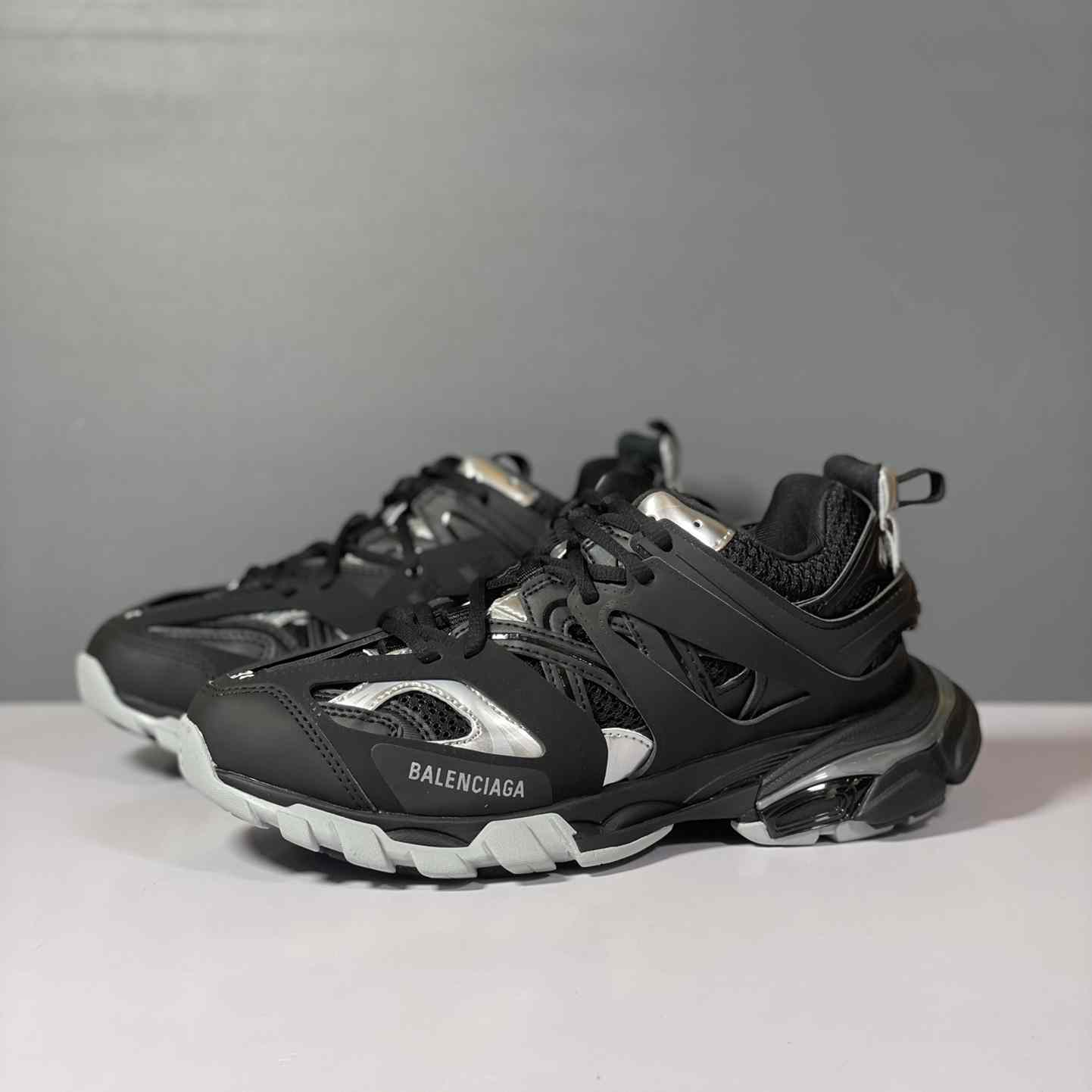 Balenciaga Track Sneaker 'Black Silver' - DopestKickz