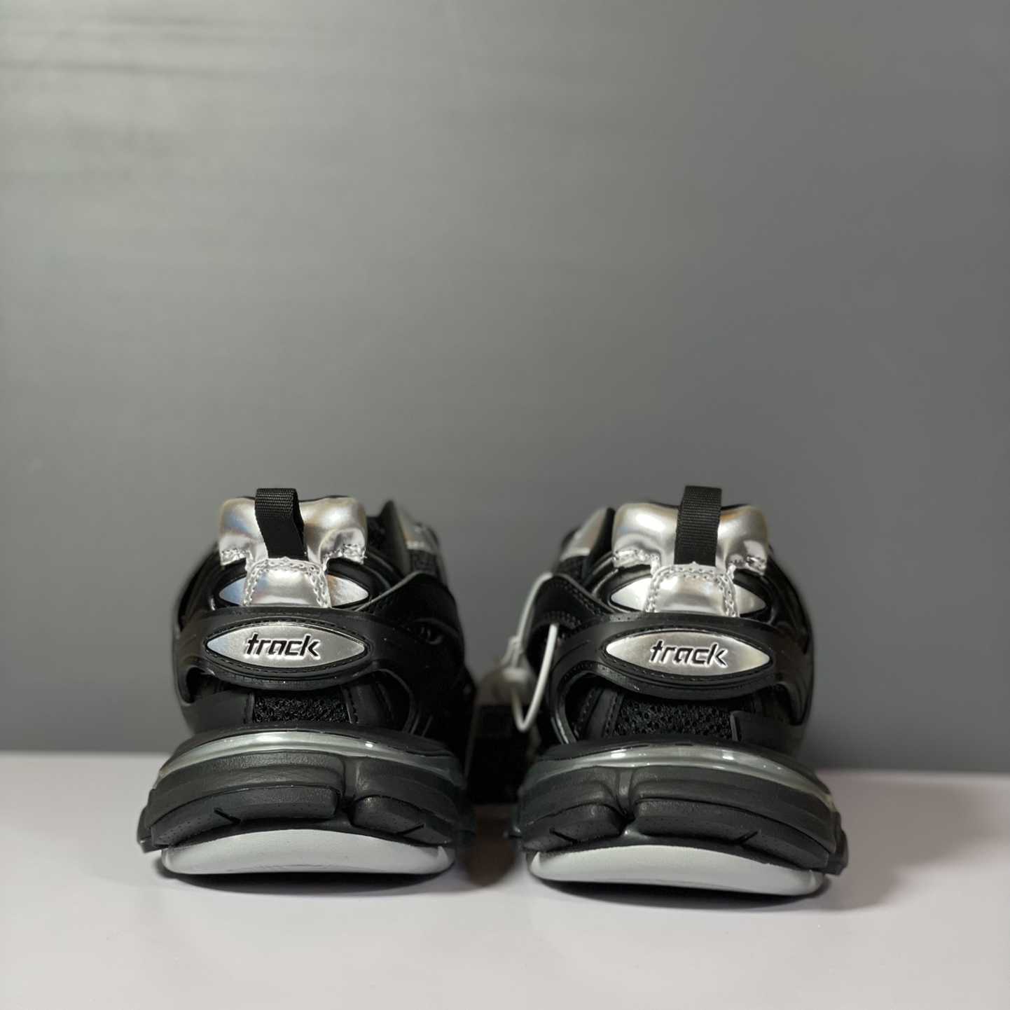 Balenciaga Track Sneaker 'Black Silver' - DopestKickz