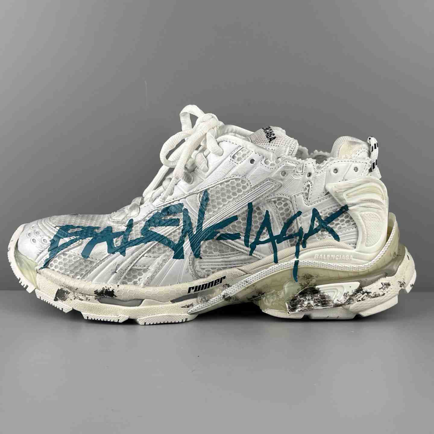Balenciaga Runner Graffiti Sneakers - DopestKickz