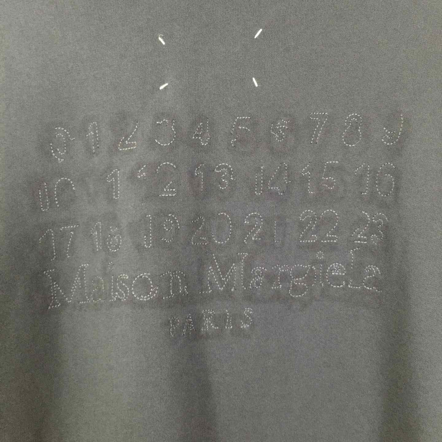 Maison Margiela Embroidered Logo Hoodie - DopestKickz