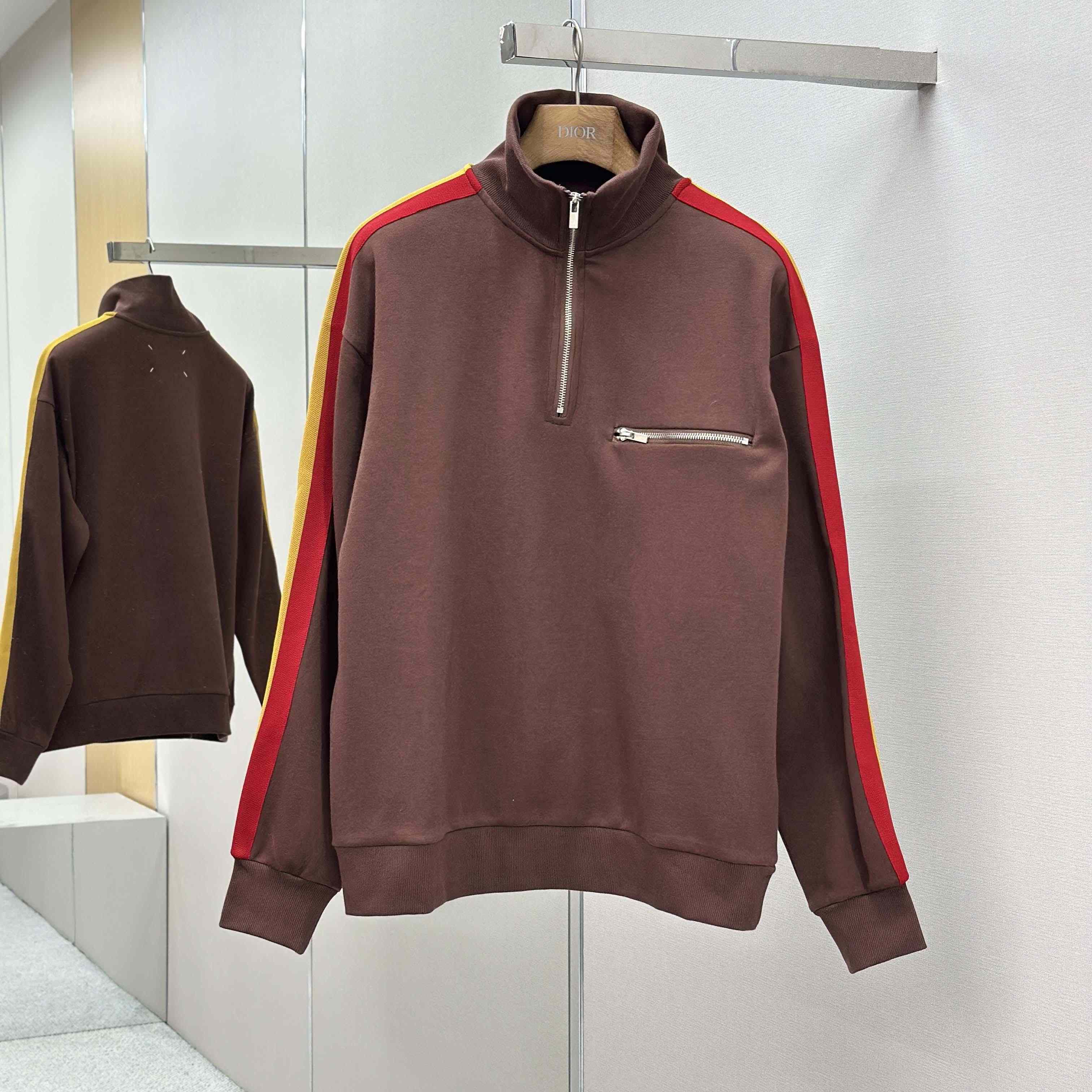 Maison Margiela Zippered High-neck Sweatshirt - DopestKickz