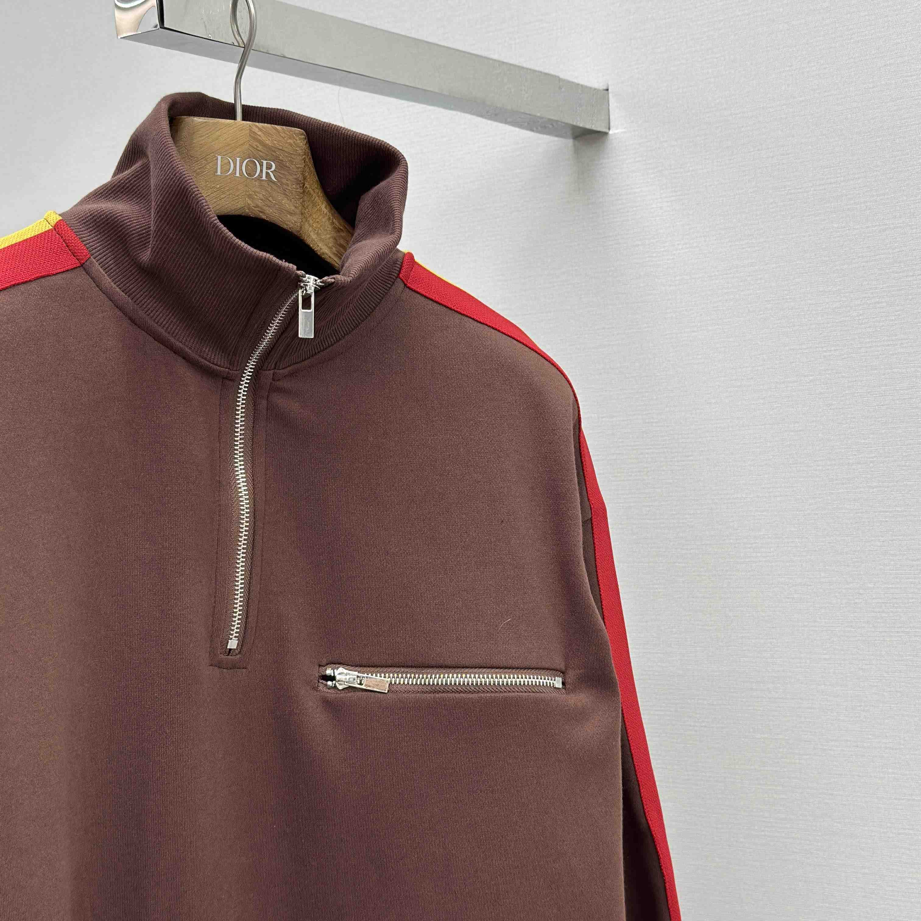 Maison Margiela Zippered High-neck Sweatshirt - DopestKickz