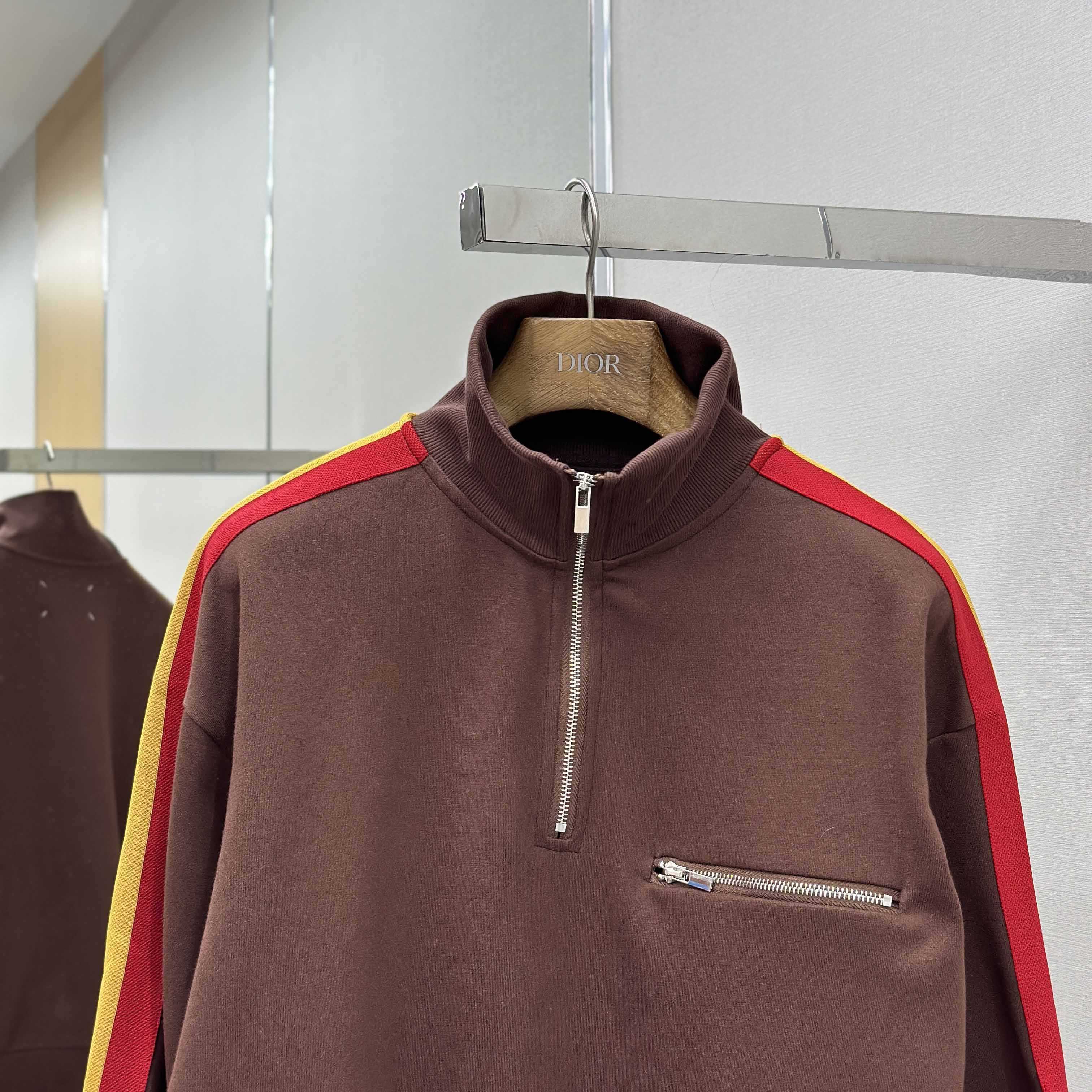 Maison Margiela Zippered High-neck Sweatshirt - DopestKickz