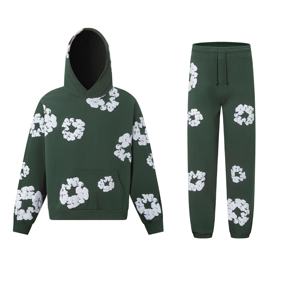 Denim Tears Cotton Hoodie And Sweatpant - DopestKickz