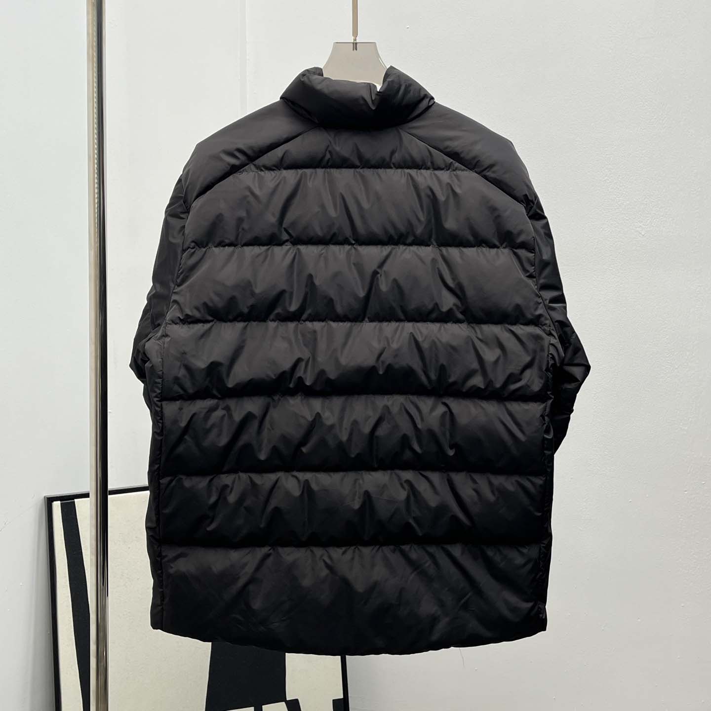 Prada Re-nylon Down Jacket In Black - DopestKickz