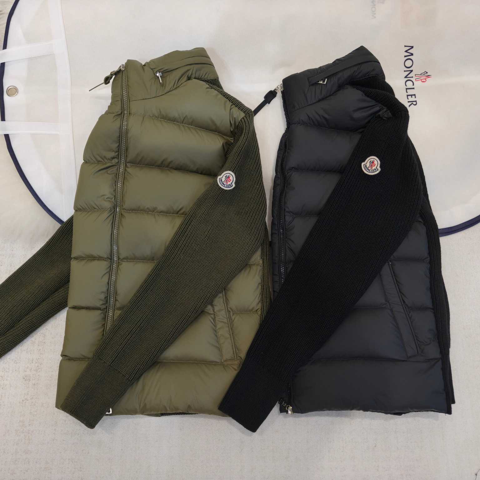 Moncler Padded Wool & Cashmere Zip-Up Cardigan - DopestKickz