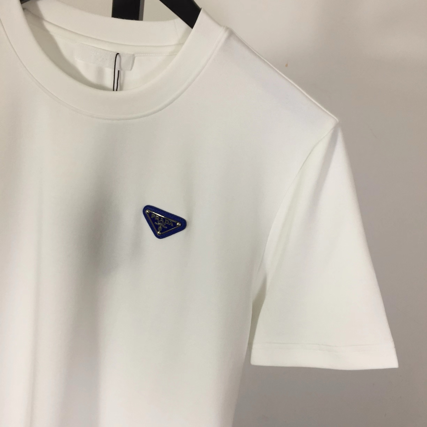 Prada Logo Cotton Tee - DopestKickz