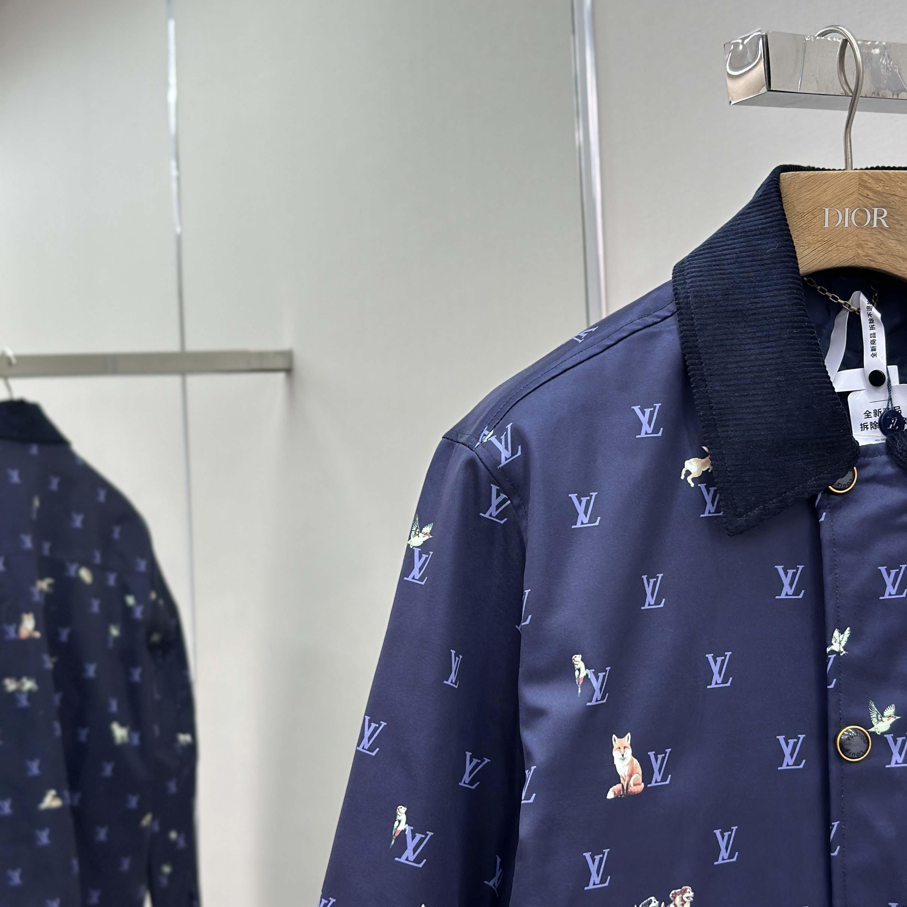 Louis Vuitton LV Blason Padded Jacket   1AJBFR - DopestKickz