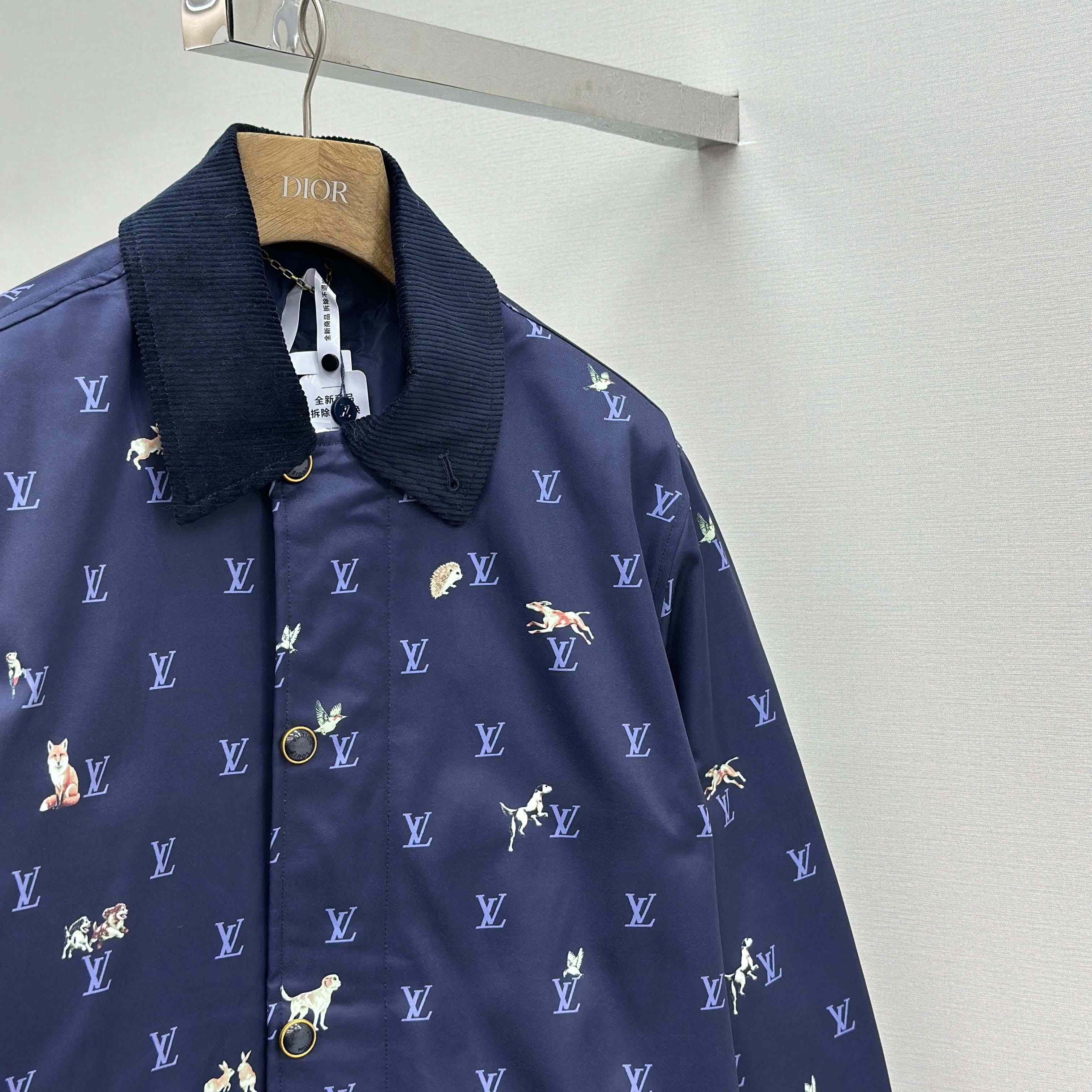 Louis Vuitton LV Blason Padded Jacket   1AJBFR - DopestKickz